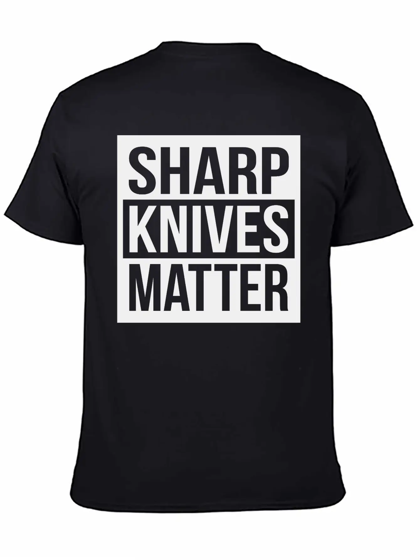Sharp Knives Matter Comfortable Minimalist Graphic Tee – Summer Style Essential