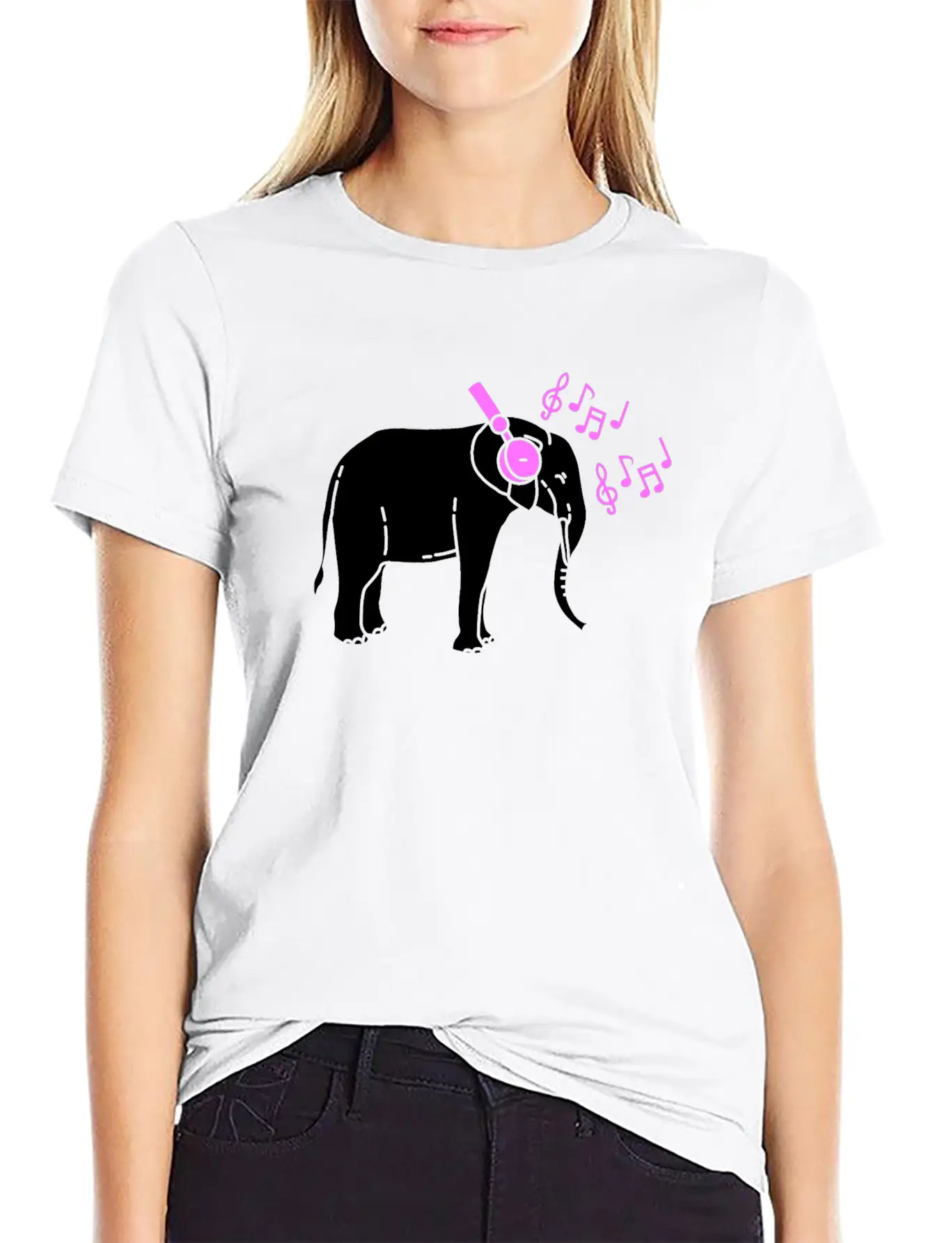She DJ Basic Graphic T-Shirt – Daily Comfort In Soft Cotton