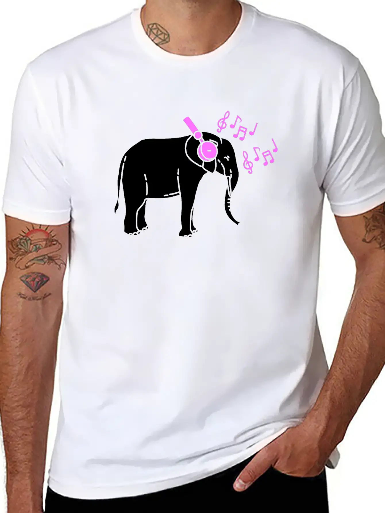 She DJ Basic Graphic T-Shirt – Daily Comfort In Soft Cotton