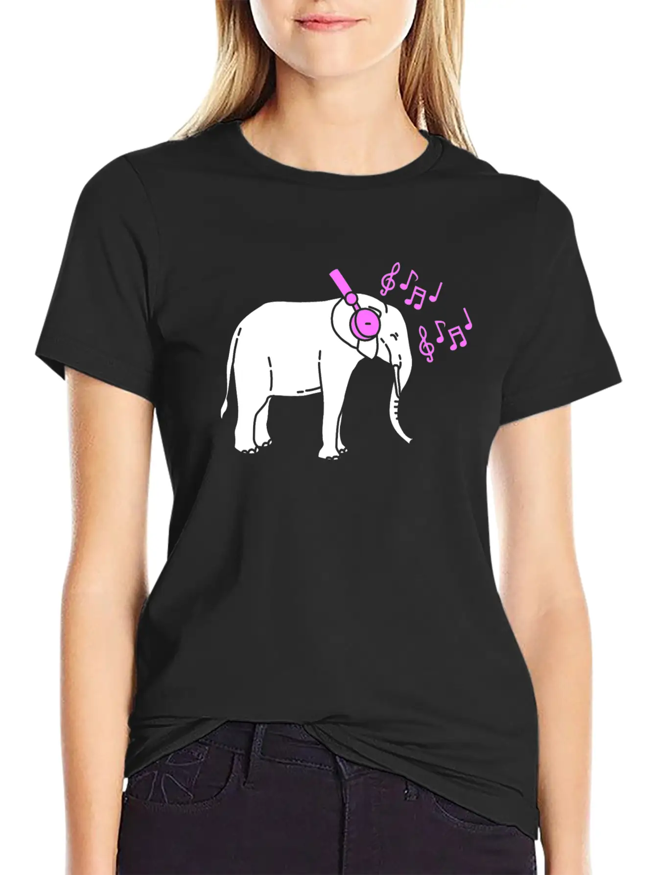 She DJ Basic Graphic T-Shirt – Daily Comfort In Soft Cotton