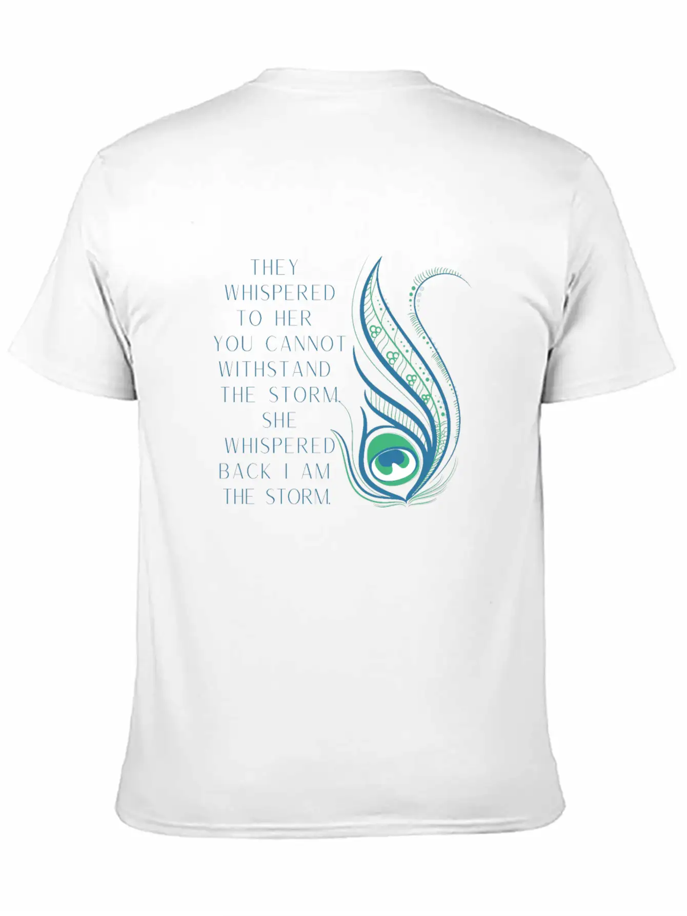 She Whispered Back I Am The Storm Comfortable Minimalist Graphic Tee – Summer Style Essential