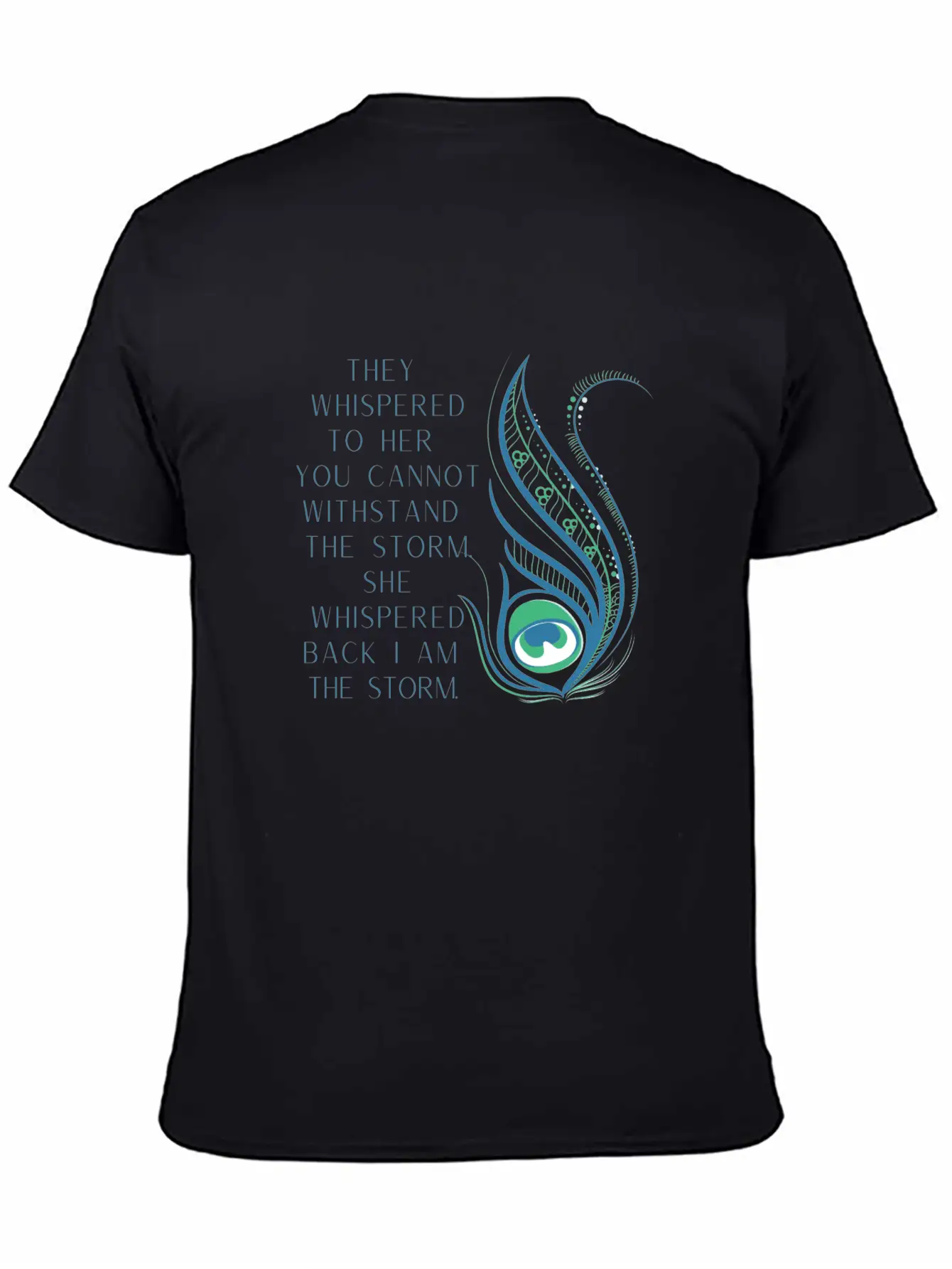 She Whispered Back I Am The Storm Comfortable Minimalist Graphic Tee – Summer Style Essential