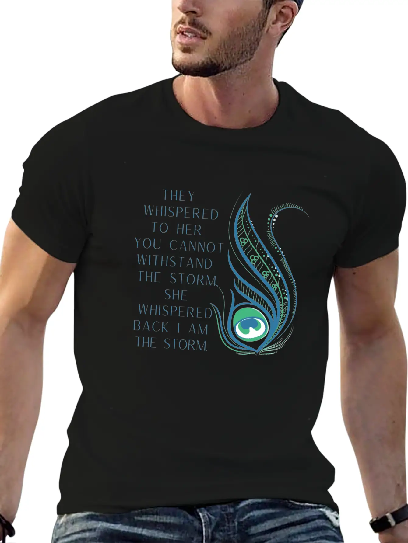 She Whispered Back I Am The Storm Comfortable Minimalist Graphic Tee – Summer Style Essential