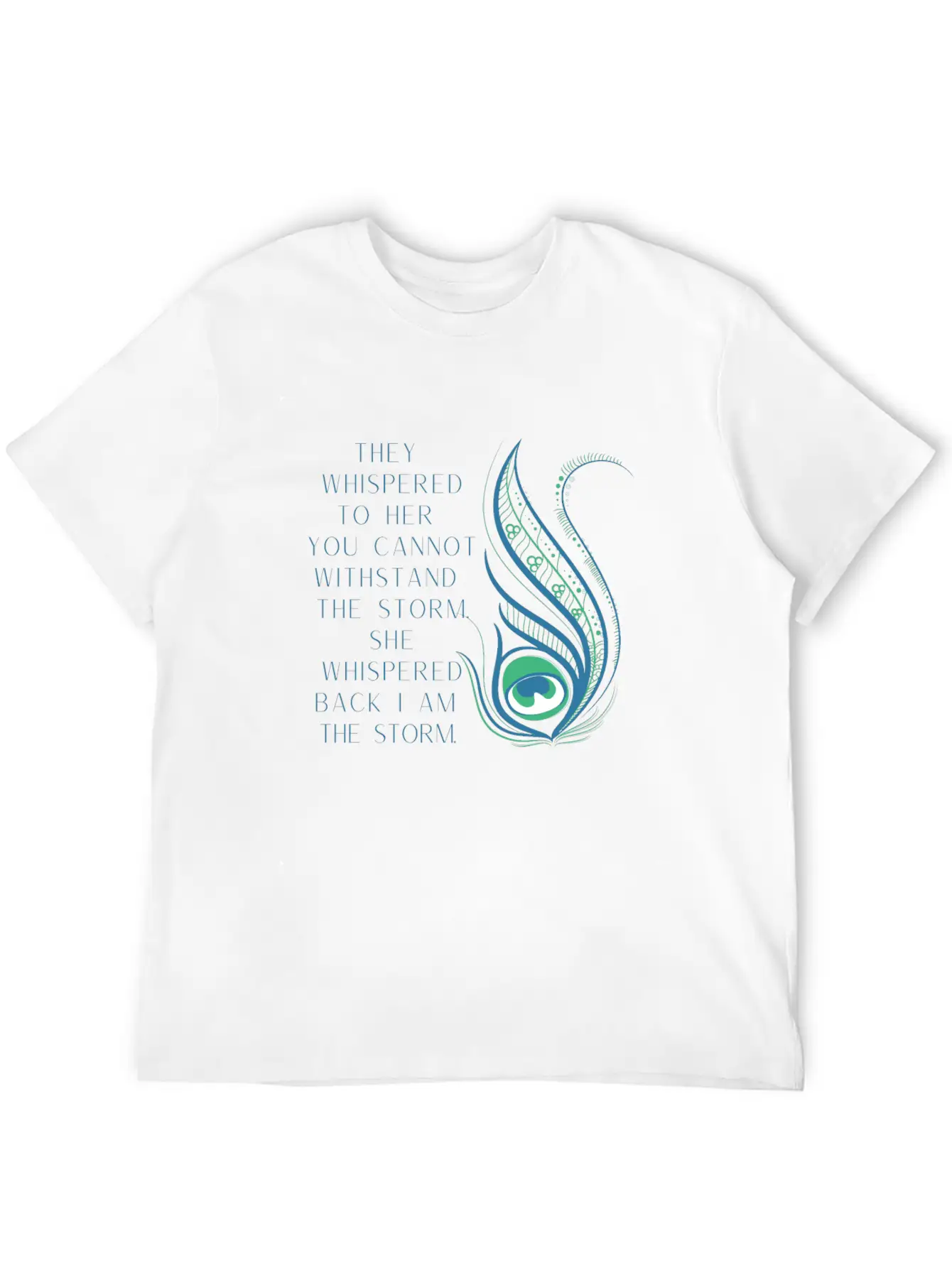 She Whispered Back I Am The Storm Comfortable Minimalist Graphic Tee – Summer Style Essential