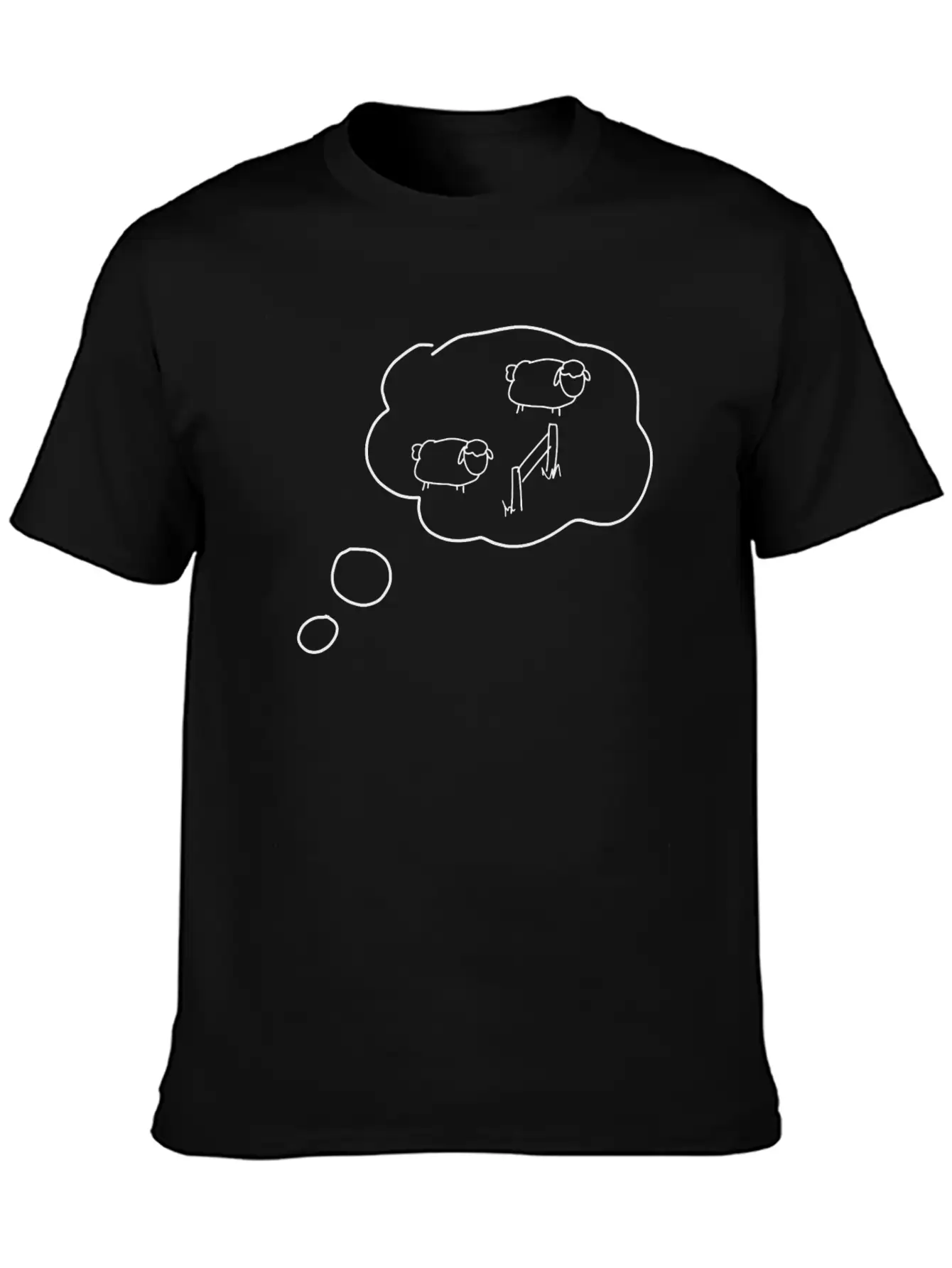 Sheep Dream Dream Stylish Everyday T-Shirt – Unisex Basic Cotton Tee