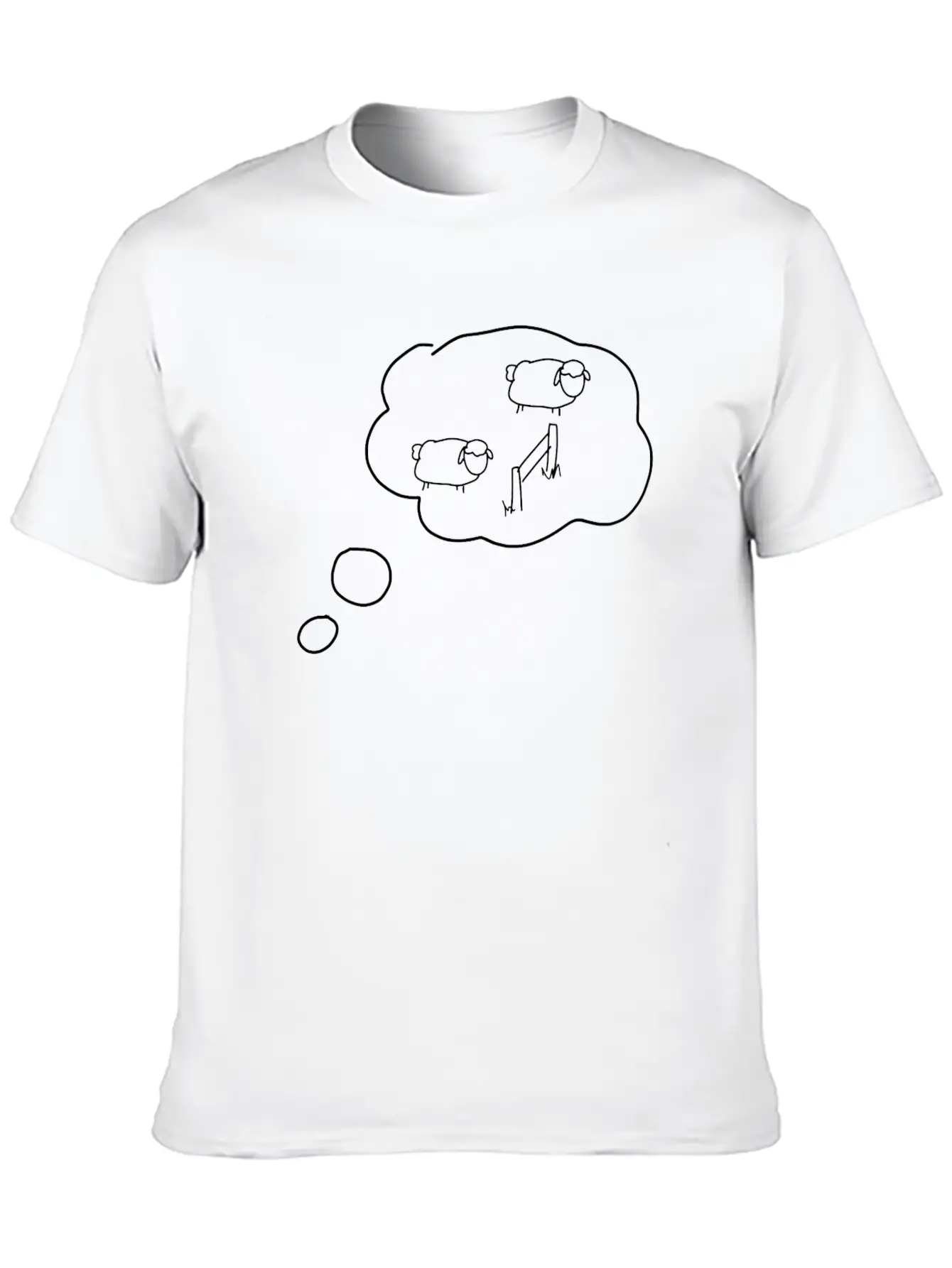 Sheep Dream Dream Stylish Everyday T-Shirt – Unisex Basic Cotton Tee