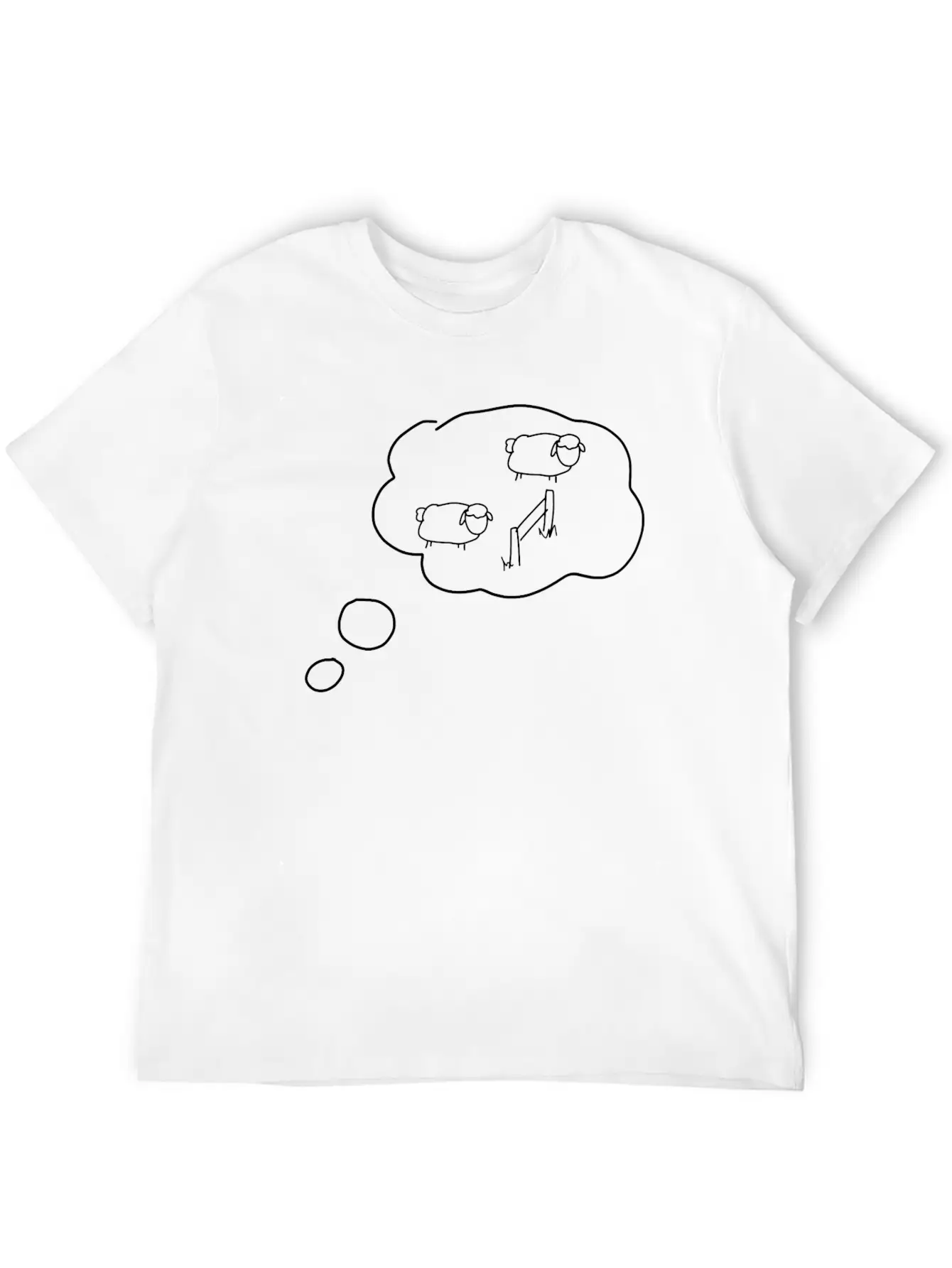Sheep Dream Dream Stylish Everyday T-Shirt – Unisex Basic Cotton Tee
