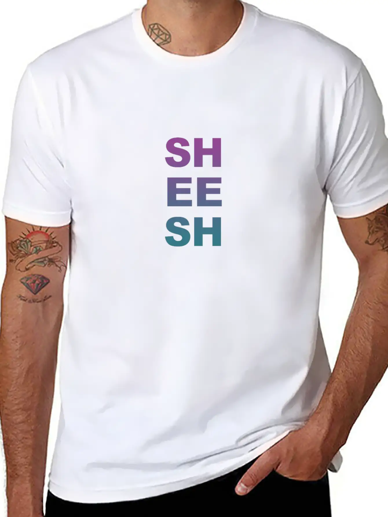 Sheesh Neon Stylish Everyday T-Shirt – Unisex Basic Cotton Tee