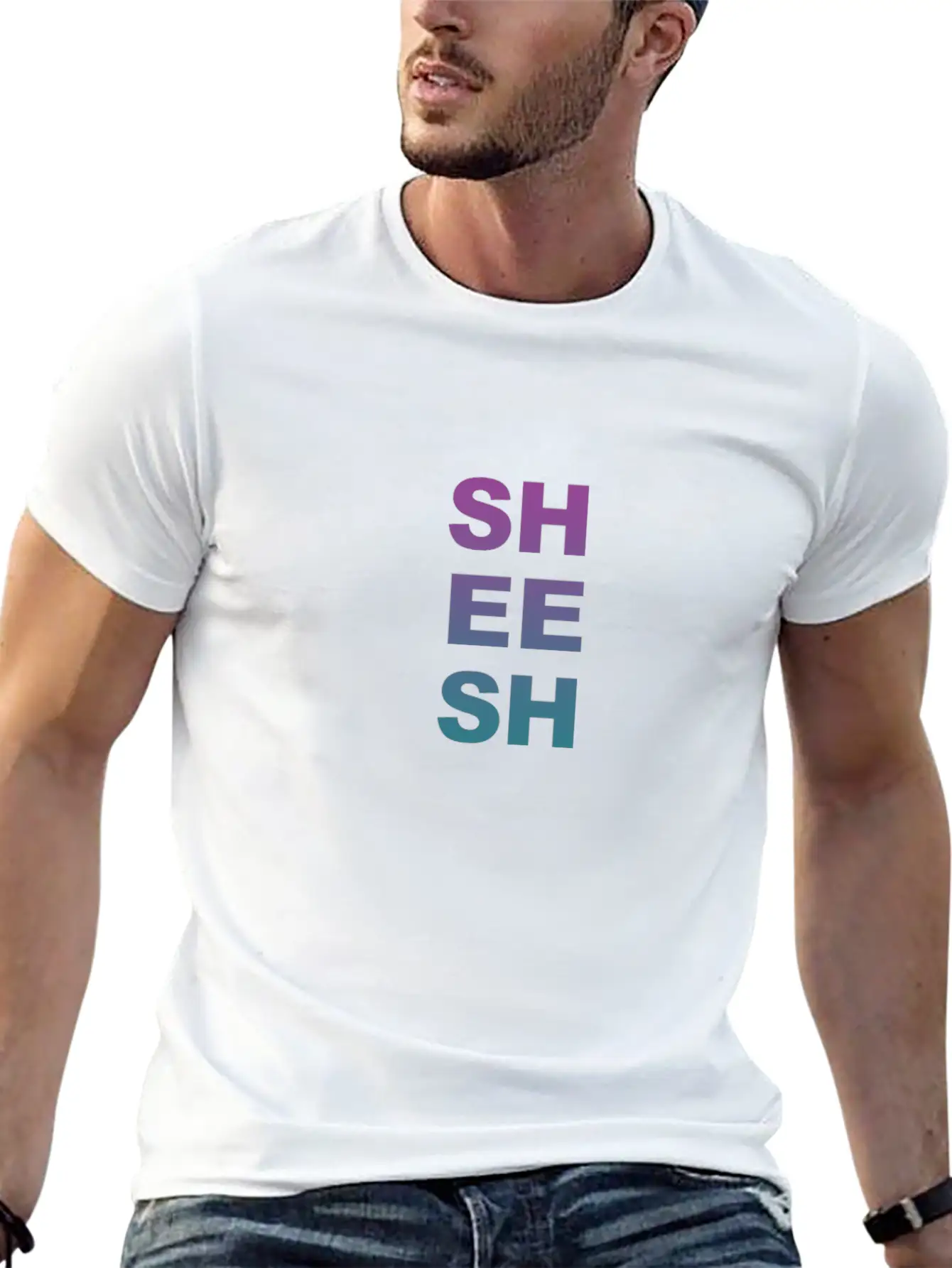 Sheesh Neon Stylish Everyday T-Shirt – Unisex Basic Cotton Tee