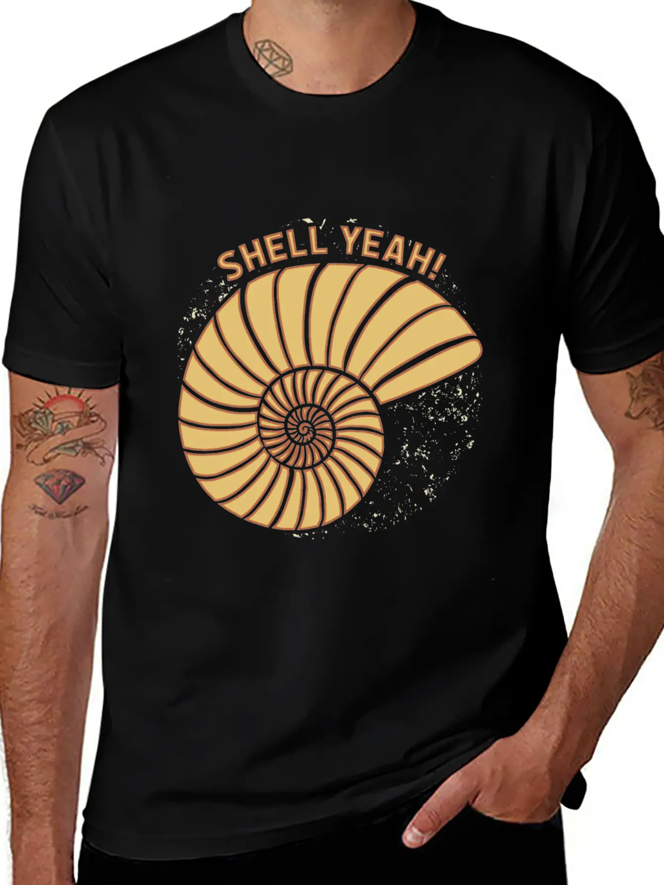 Shell Yeah Funny Quote Gift Idea Christmas Stylish Everyday T-Shirt – Unisex Basic Cotton Tee