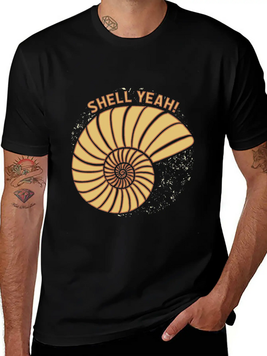 Shell Yeah Funny Quote Gift Idea Christmas Stylish Everyday T-Shirt – Unisex Basic Cotton Tee