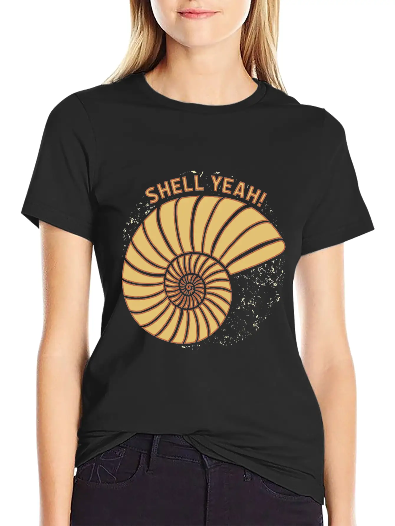 Shell Yeah Funny Quote Gift Idea Christmas Stylish Everyday T-Shirt – Unisex Basic Cotton Tee