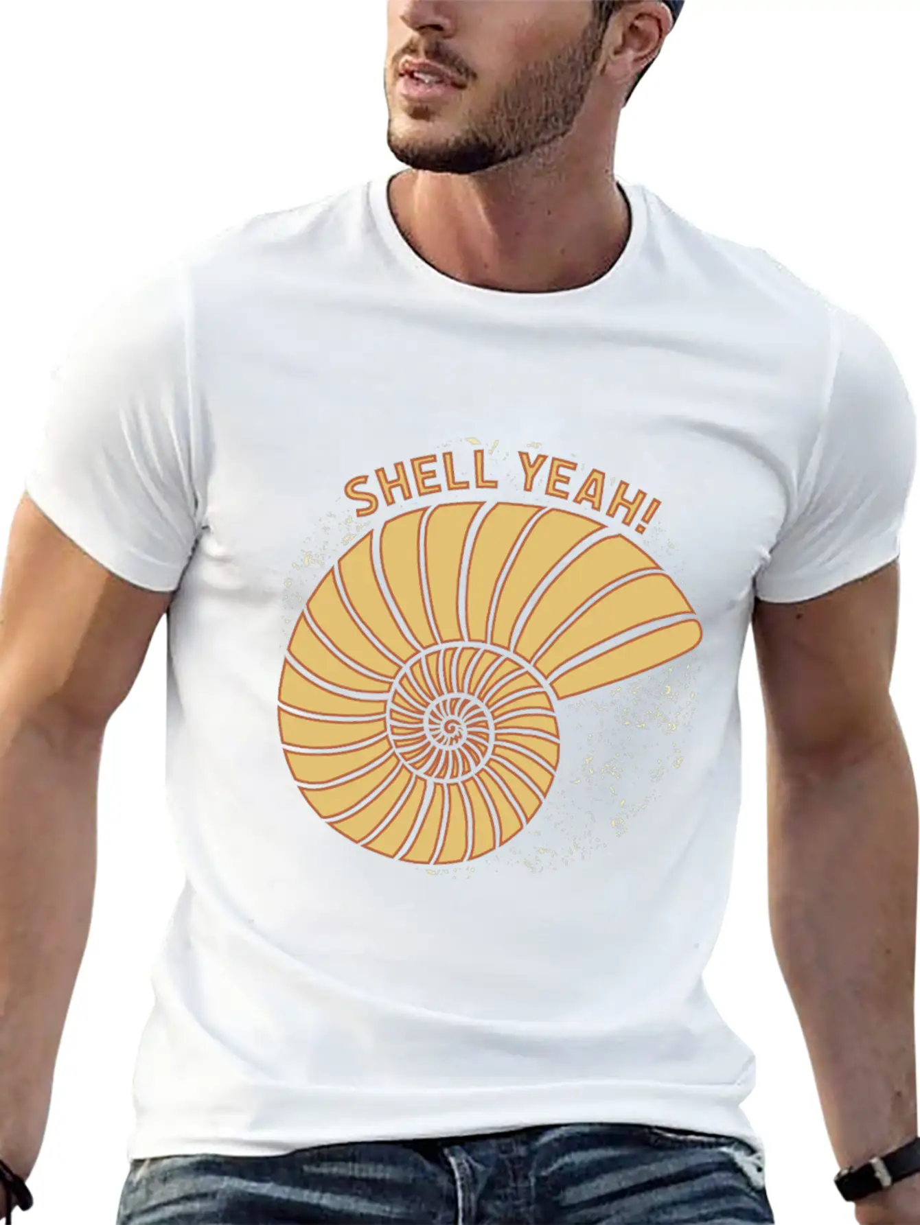Shell Yeah Funny Quote Gift Idea Christmas Stylish Everyday T-Shirt – Unisex Basic Cotton Tee
