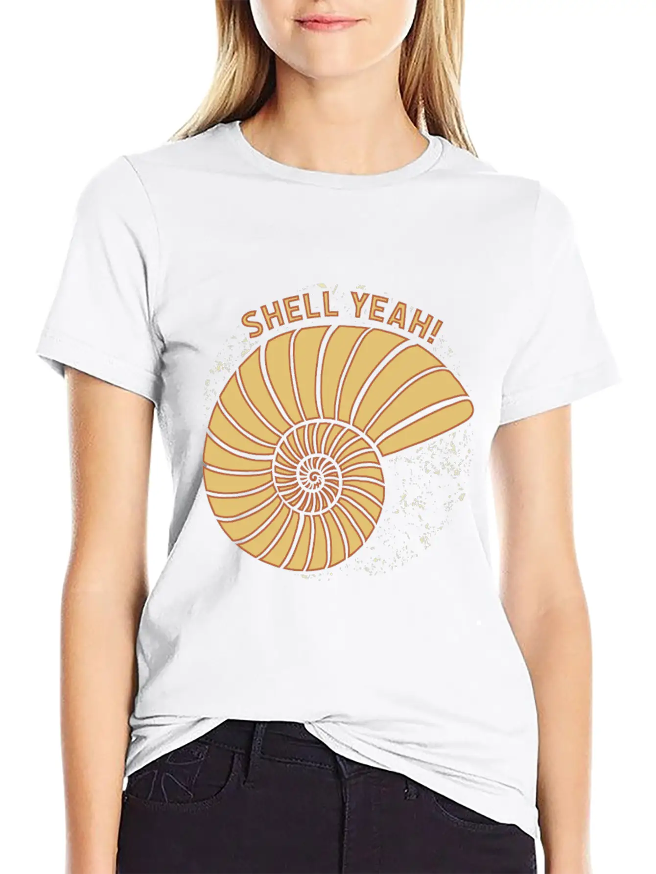 Shell Yeah Funny Quote Gift Idea Christmas Stylish Everyday T-Shirt – Unisex Basic Cotton Tee