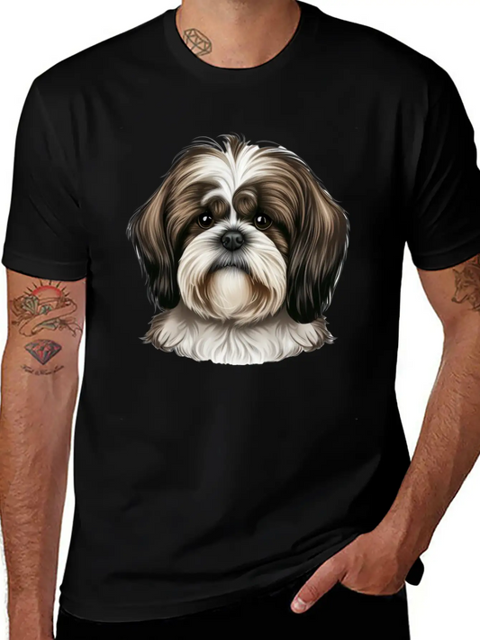 Shi Tzu Serenity Stylish Everyday T-Shirt – Unisex Basic Cotton Tee