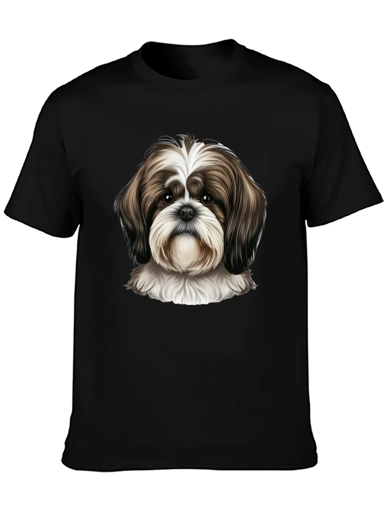 Shi Tzu Serenity Stylish Everyday T-Shirt – Unisex Basic Cotton Tee