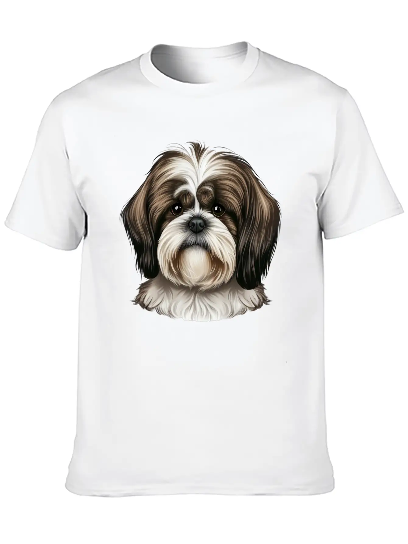 Shi Tzu Serenity Stylish Everyday T-Shirt – Unisex Basic Cotton Tee