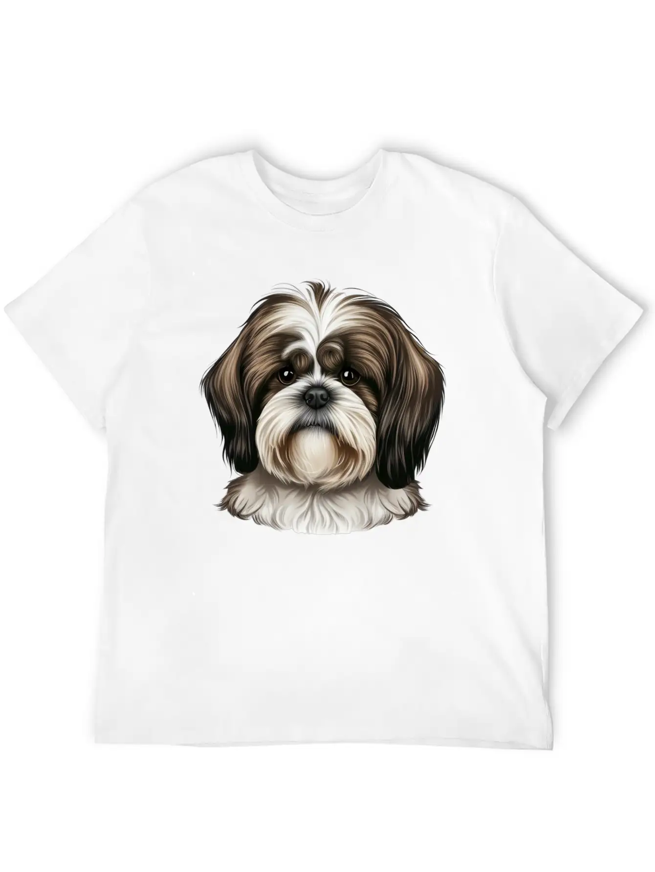 Shi Tzu Serenity Stylish Everyday T-Shirt – Unisex Basic Cotton Tee