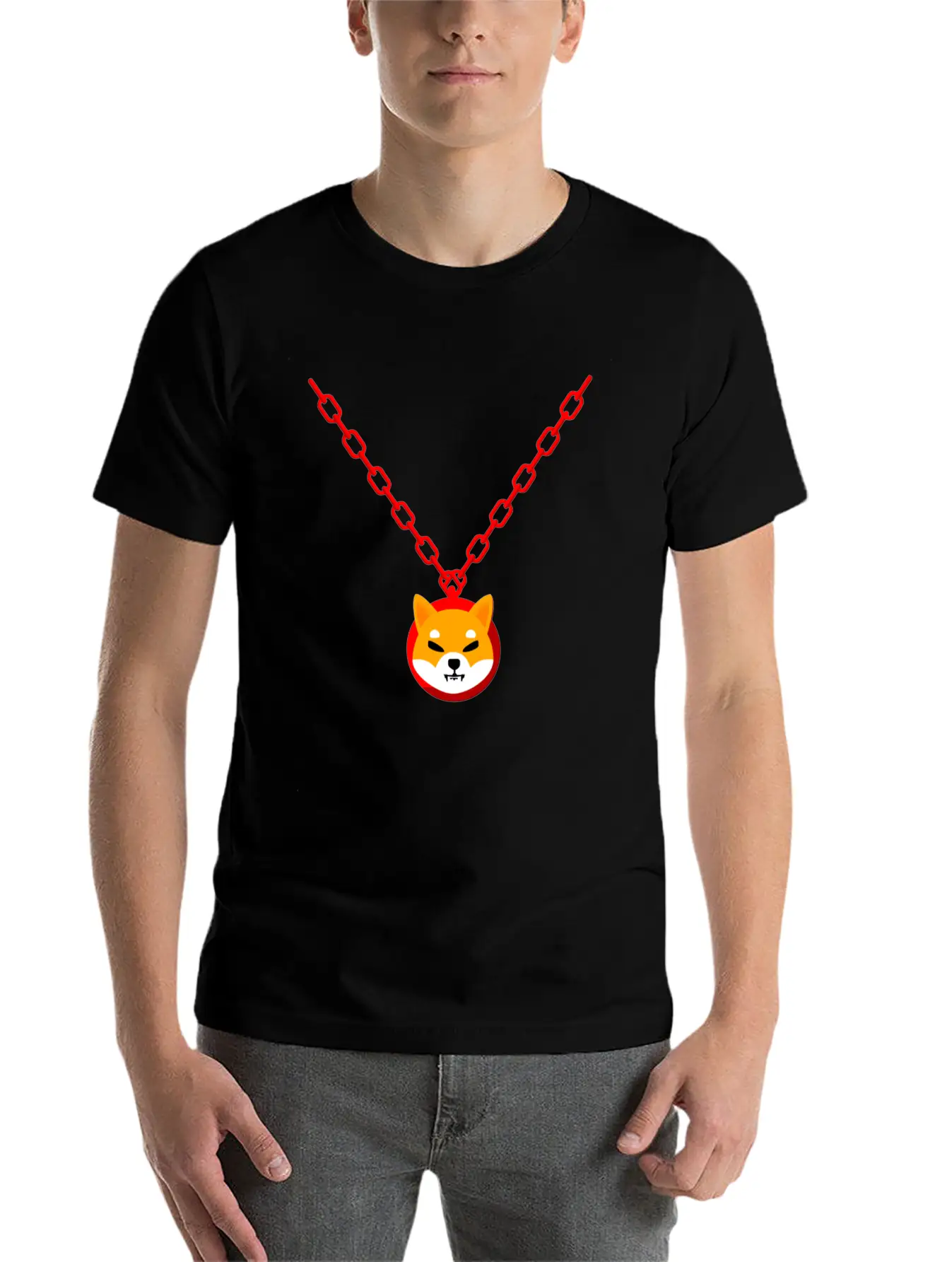 Shiba Inu Coin Blockchain Cryptocurrency Digital Unisex Casual T-Shirt – Clean Design For Daily Comfort