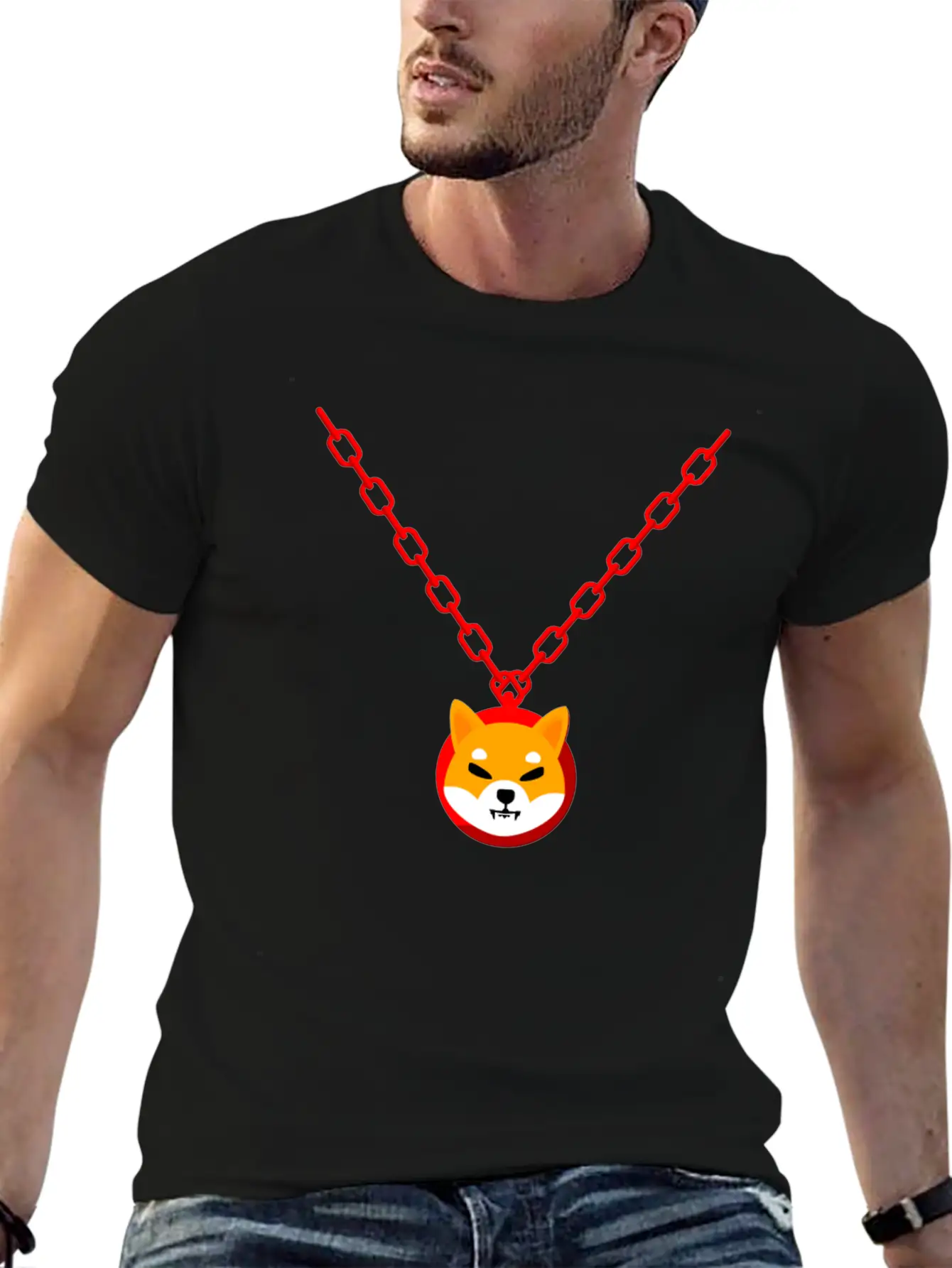 Shiba Inu Coin Blockchain Cryptocurrency Digital Unisex Casual T-Shirt – Clean Design For Daily Comfort