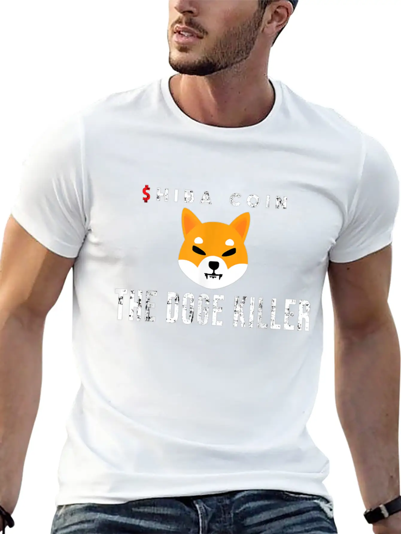Shiba Inu Token Crypto Coin Cryptocurrency Stylish Everyday T-Shirt – Unisex Basic Cotton Tee