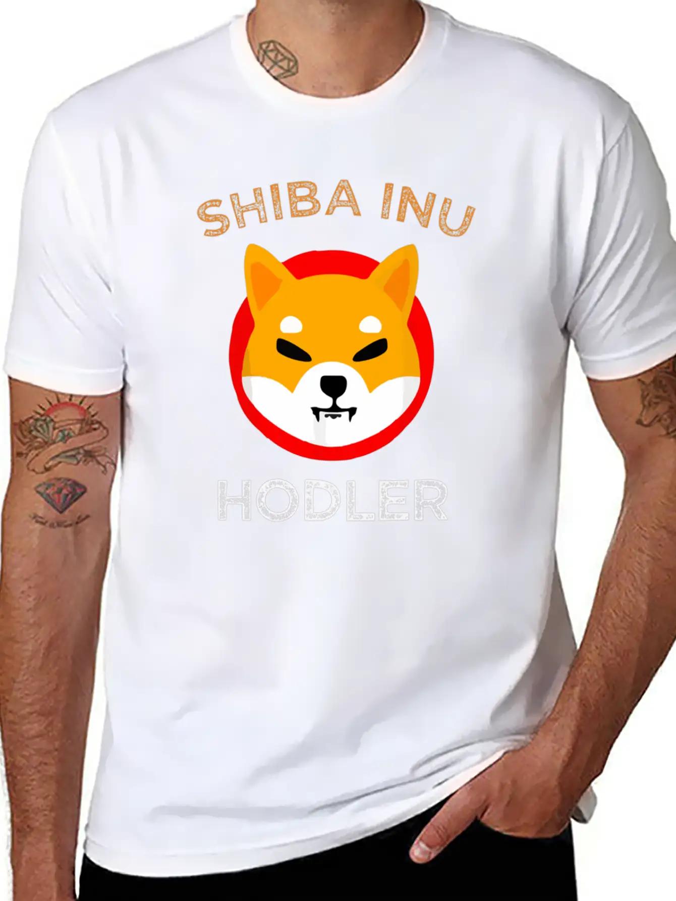 Shiba Inu Token Crypto Shib Inu Hodler Coin Crypto Essential Unisex Summer Tee – Soft Cotton Casual Fit