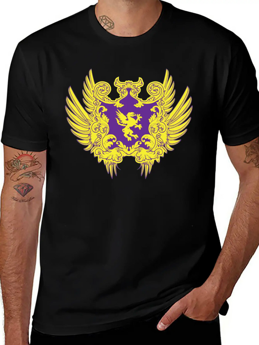 Shield Heraldry Unisex Casual T-Shirt – Clean Design For Daily Comfort