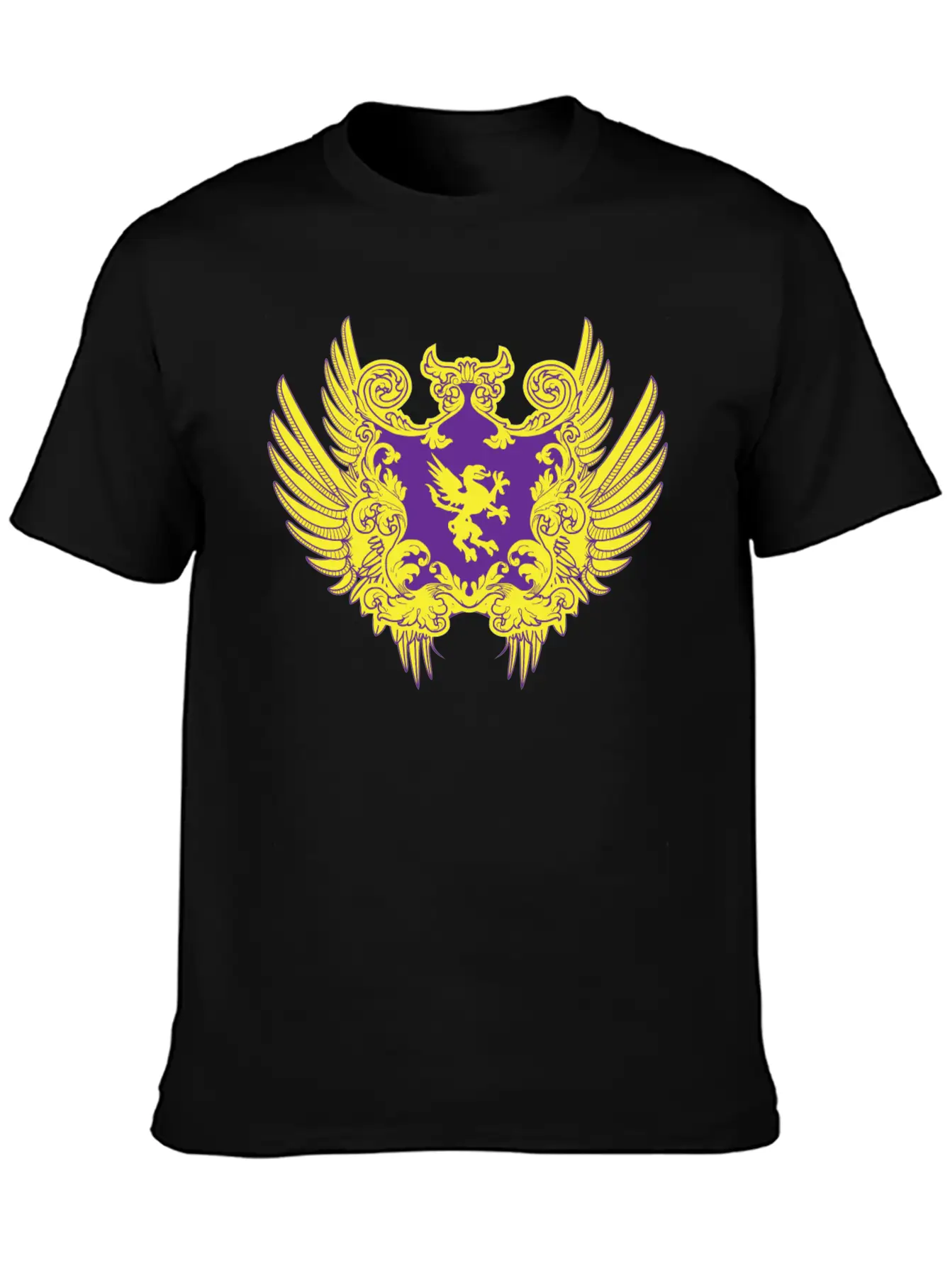Shield Heraldry Unisex Casual T-Shirt – Clean Design For Daily Comfort
