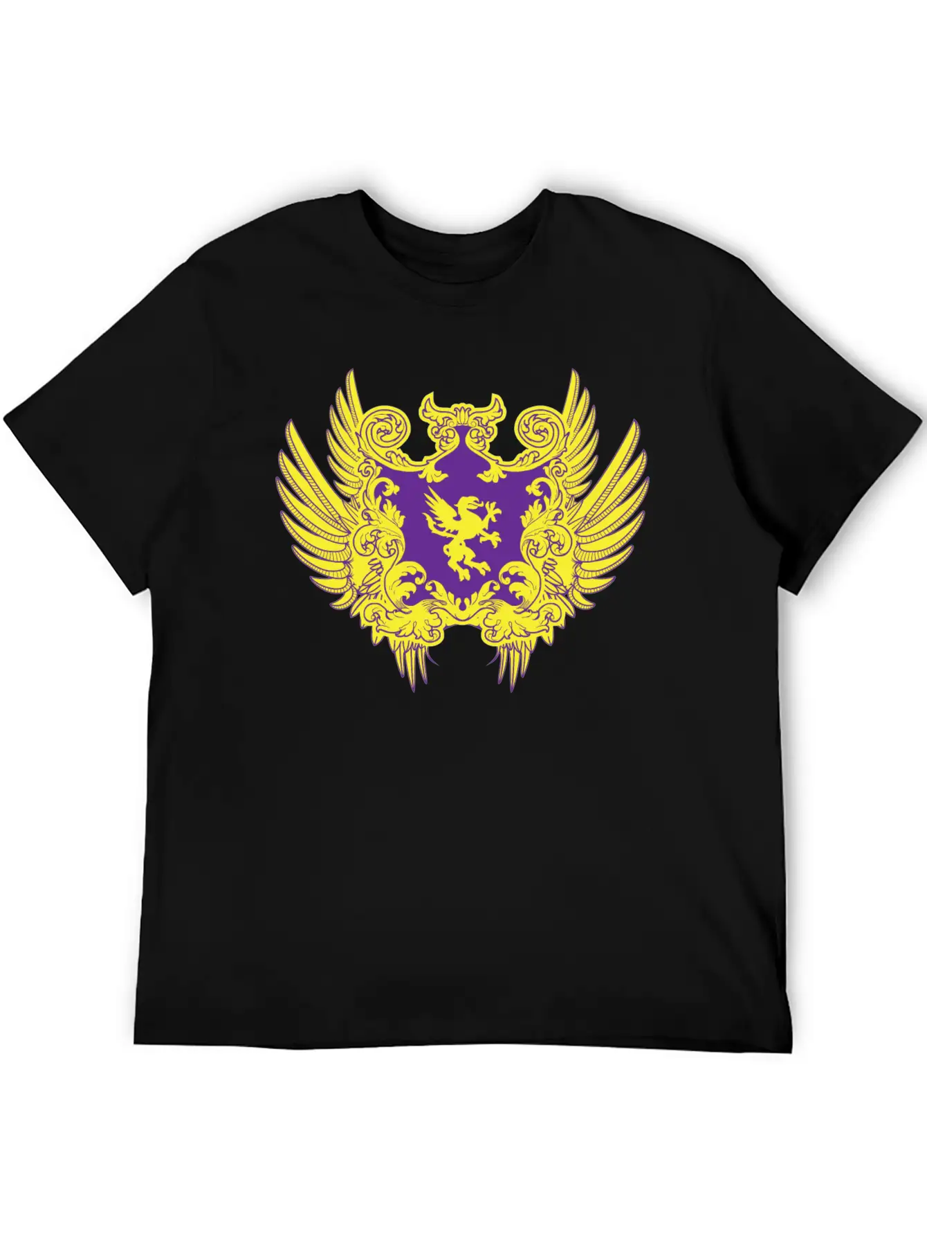 Shield Heraldry Unisex Casual T-Shirt – Clean Design For Daily Comfort