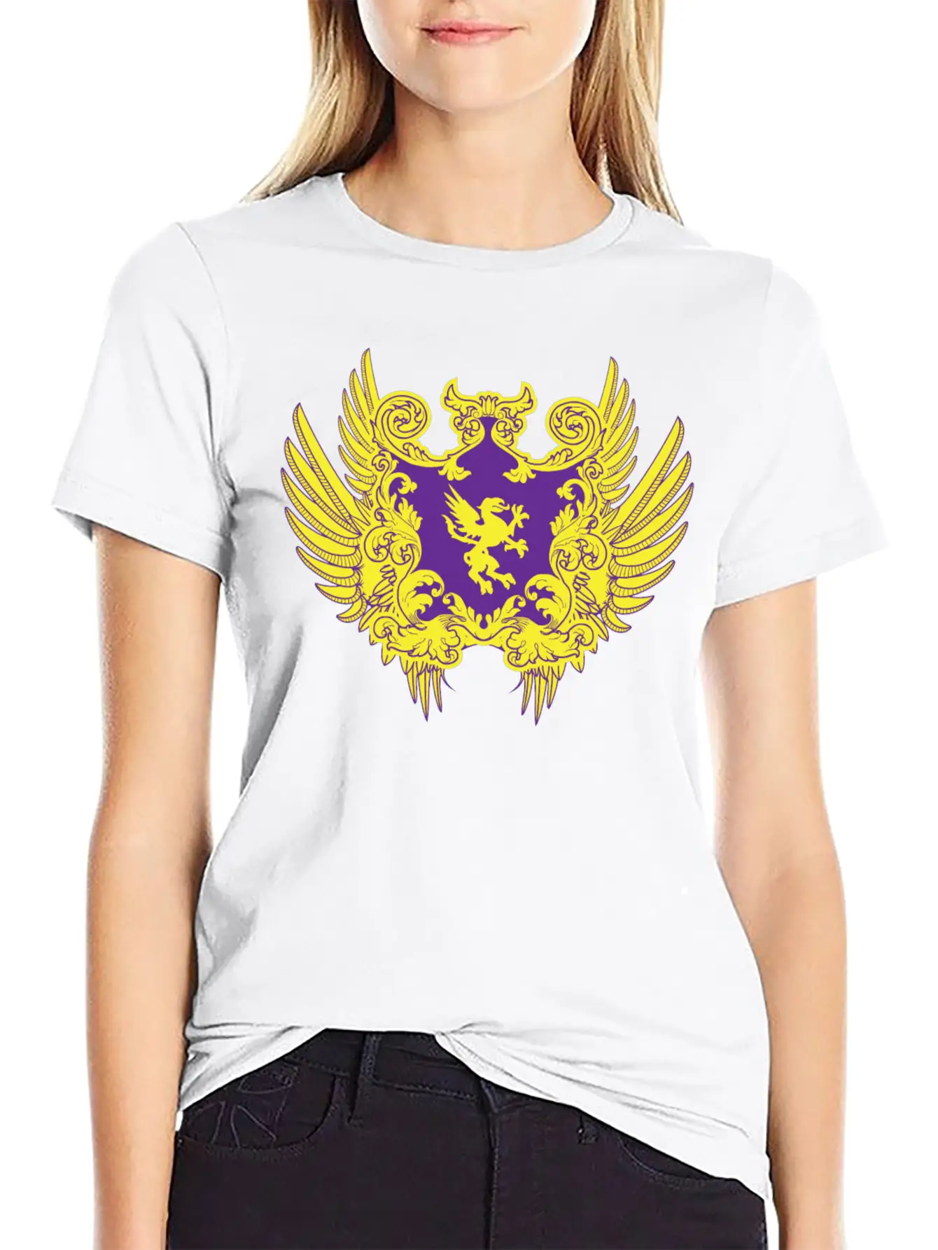 Shield Heraldry Unisex Casual T-Shirt – Clean Design For Daily Comfort
