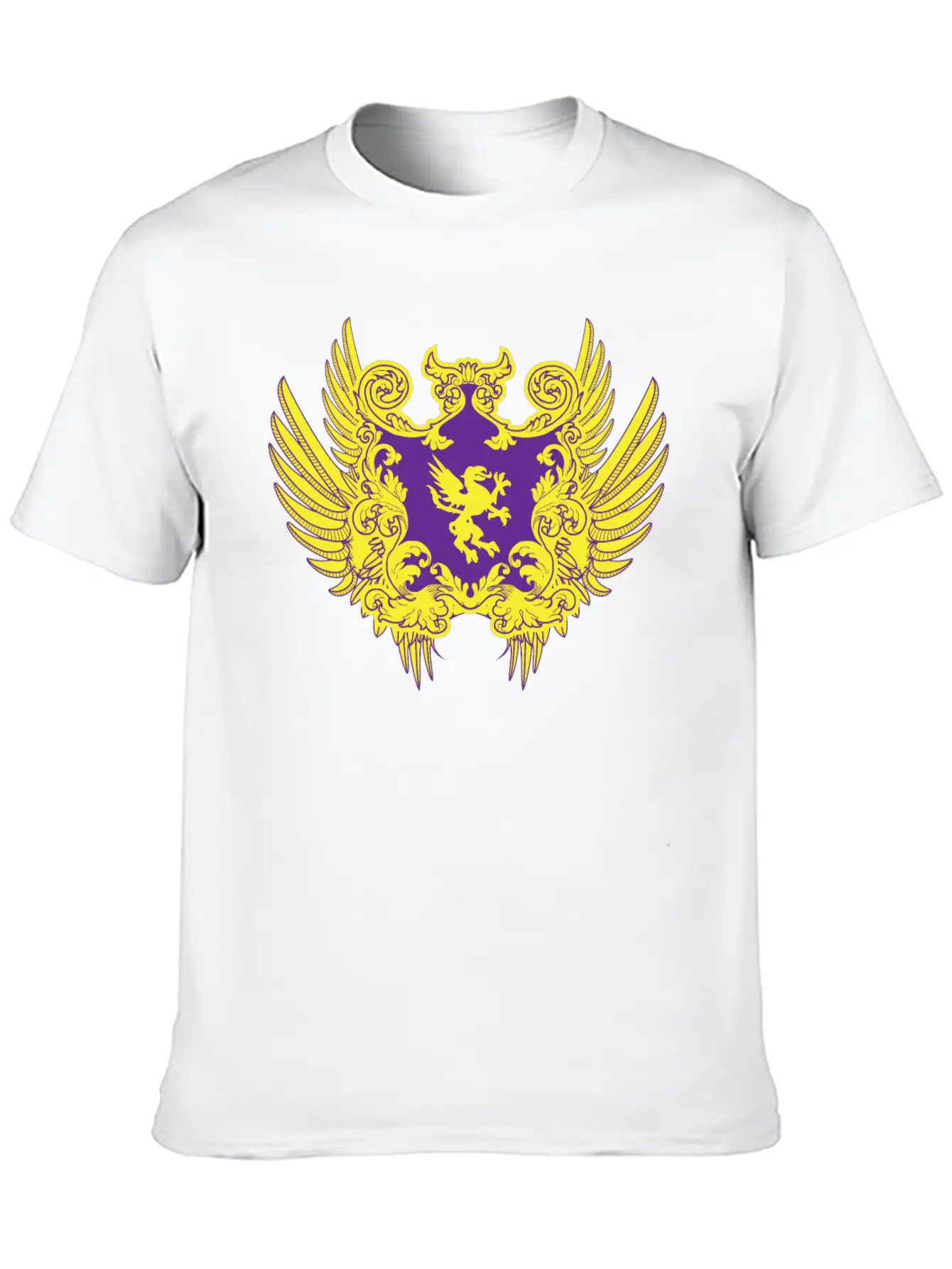 Shield Heraldry Unisex Casual T-Shirt – Clean Design For Daily Comfort