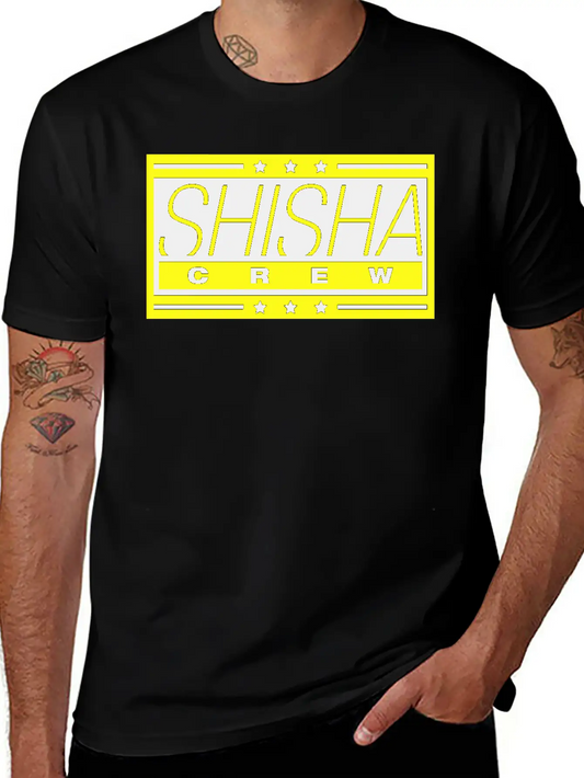 Shisha_crew_he2 Unisex Short Sleeve Soft Cotton T-Shirt – Casual Everyday Wear