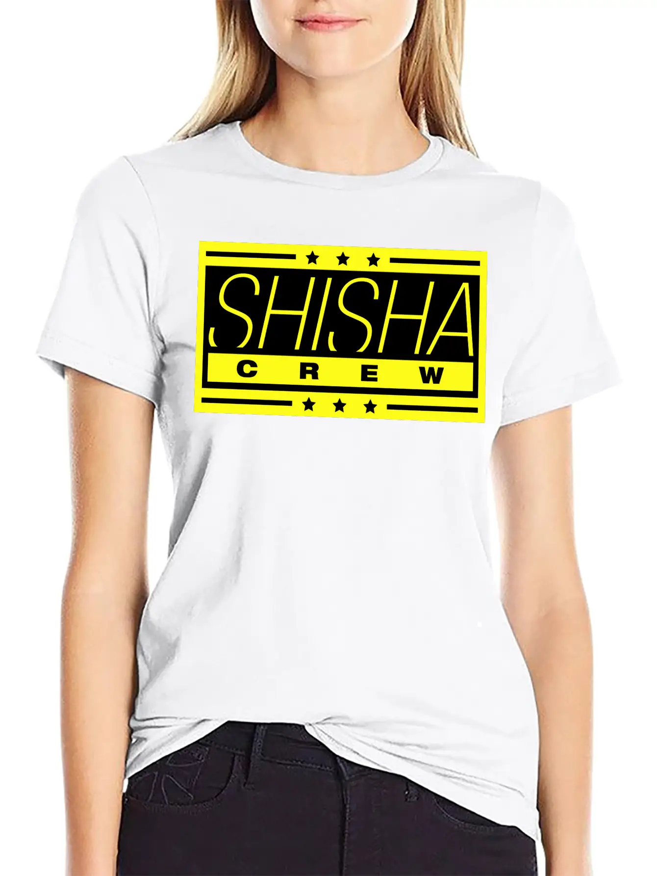 Shisha_crew_he2 Unisex Short Sleeve Soft Cotton T-Shirt – Casual Everyday Wear