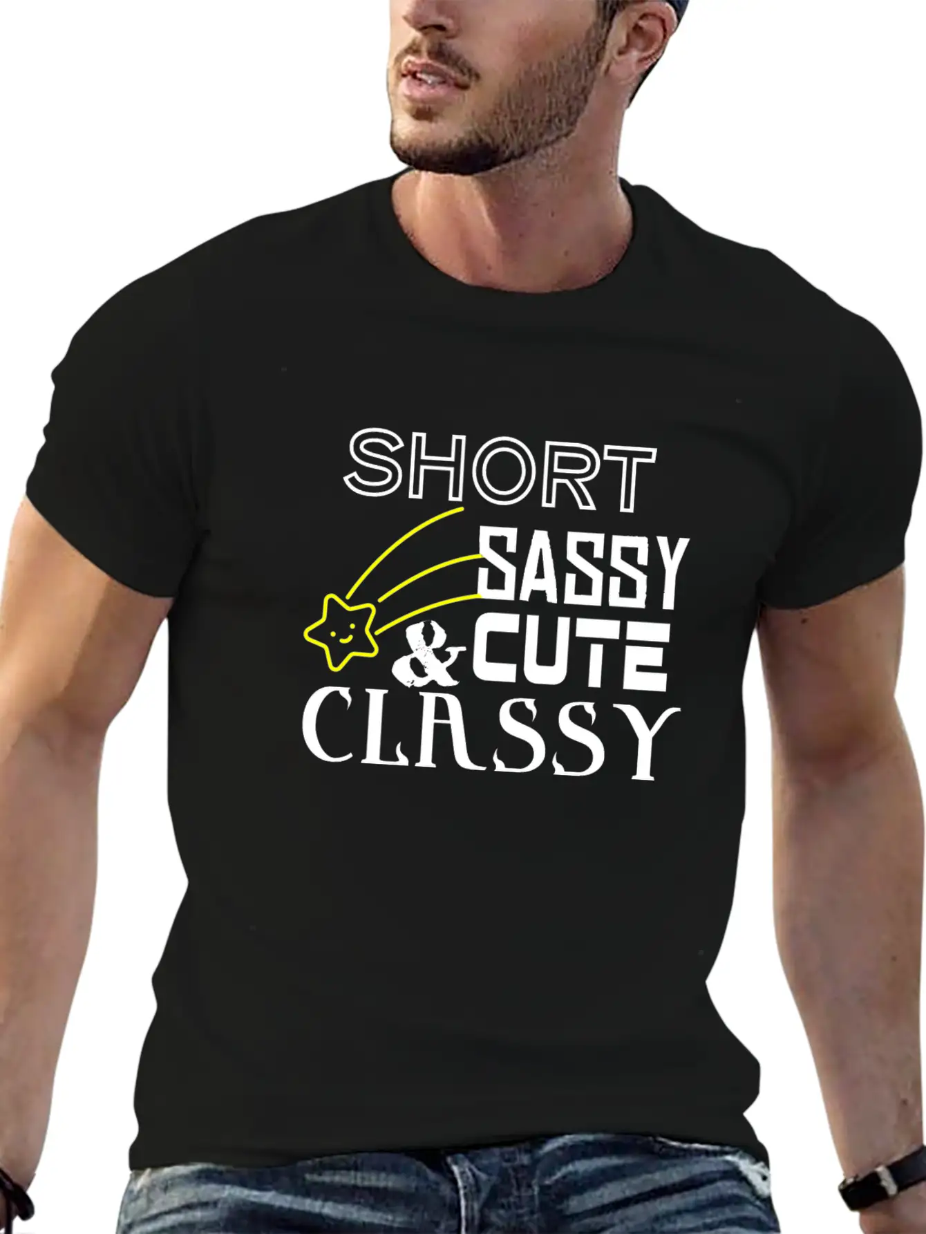 Short Sassy Cute And Classy Stylish Everyday T-Shirt – Unisex Basic Cotton Tee