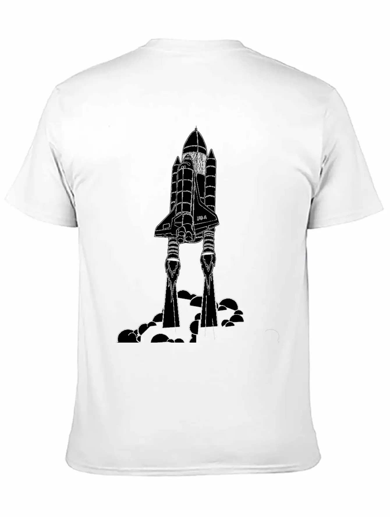 Shuttle Takeoff Unisex Short Sleeve Soft Cotton T-Shirt – Casual Everyday Wear
