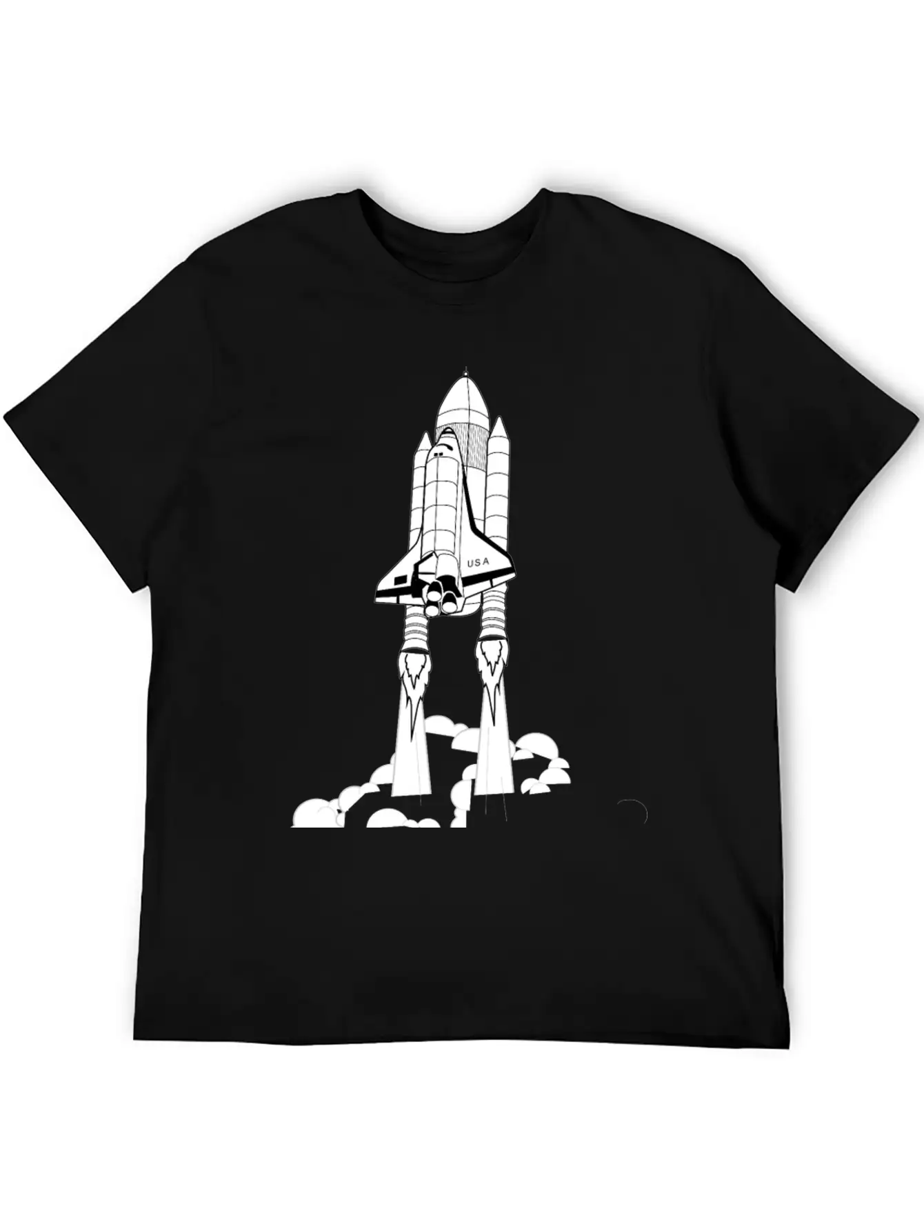 Shuttle Takeoff Unisex Short Sleeve Soft Cotton T-Shirt – Casual Everyday Wear