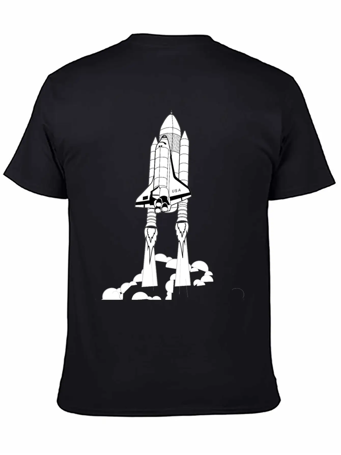 Shuttle Takeoff Unisex Short Sleeve Soft Cotton T-Shirt – Casual Everyday Wear
