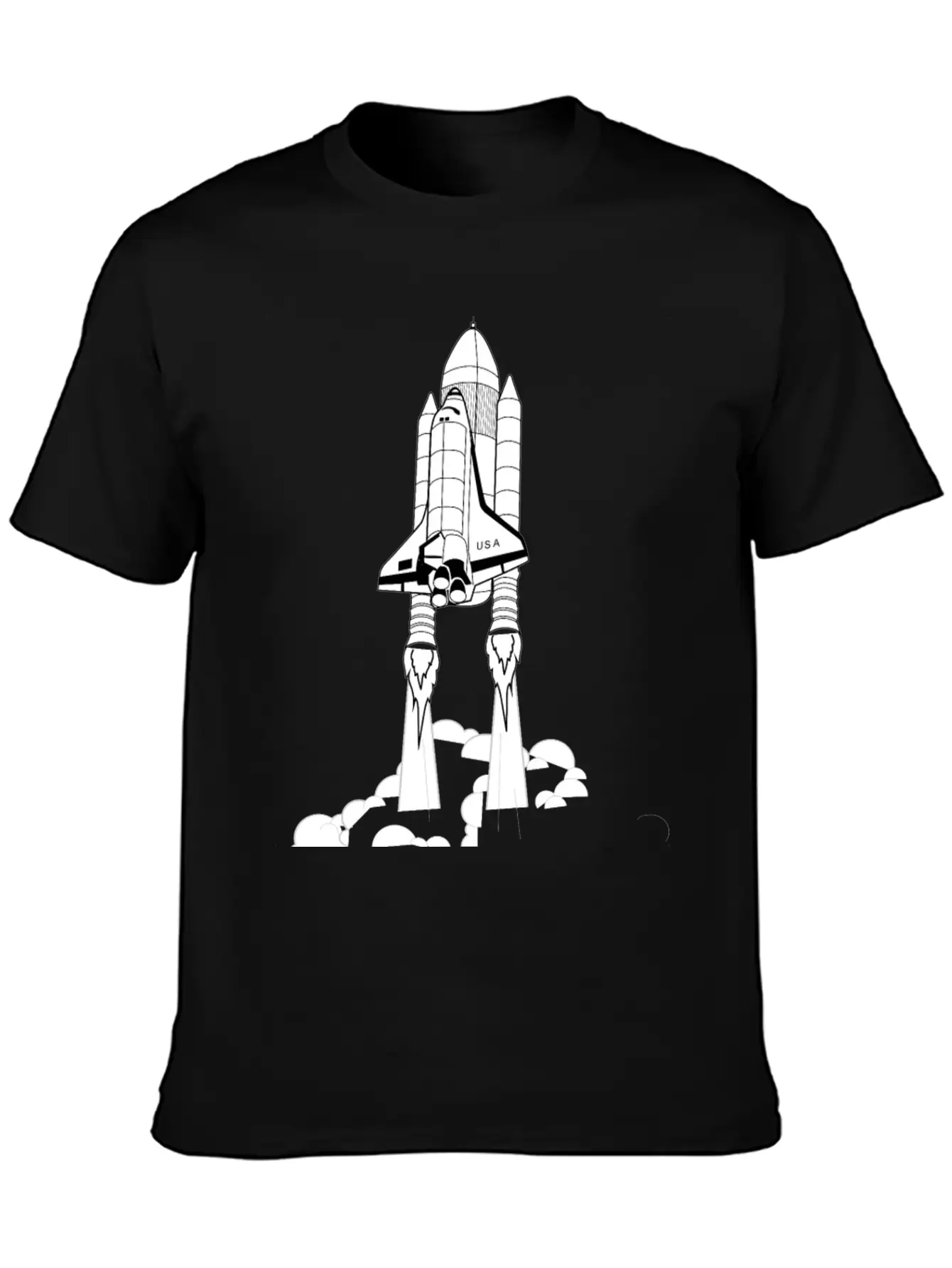 Shuttle Takeoff Unisex Short Sleeve Soft Cotton T-Shirt – Casual Everyday Wear