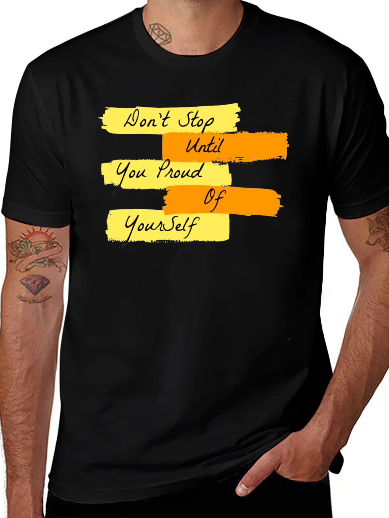Motivational Graphic T-Shirt - Dont Stop