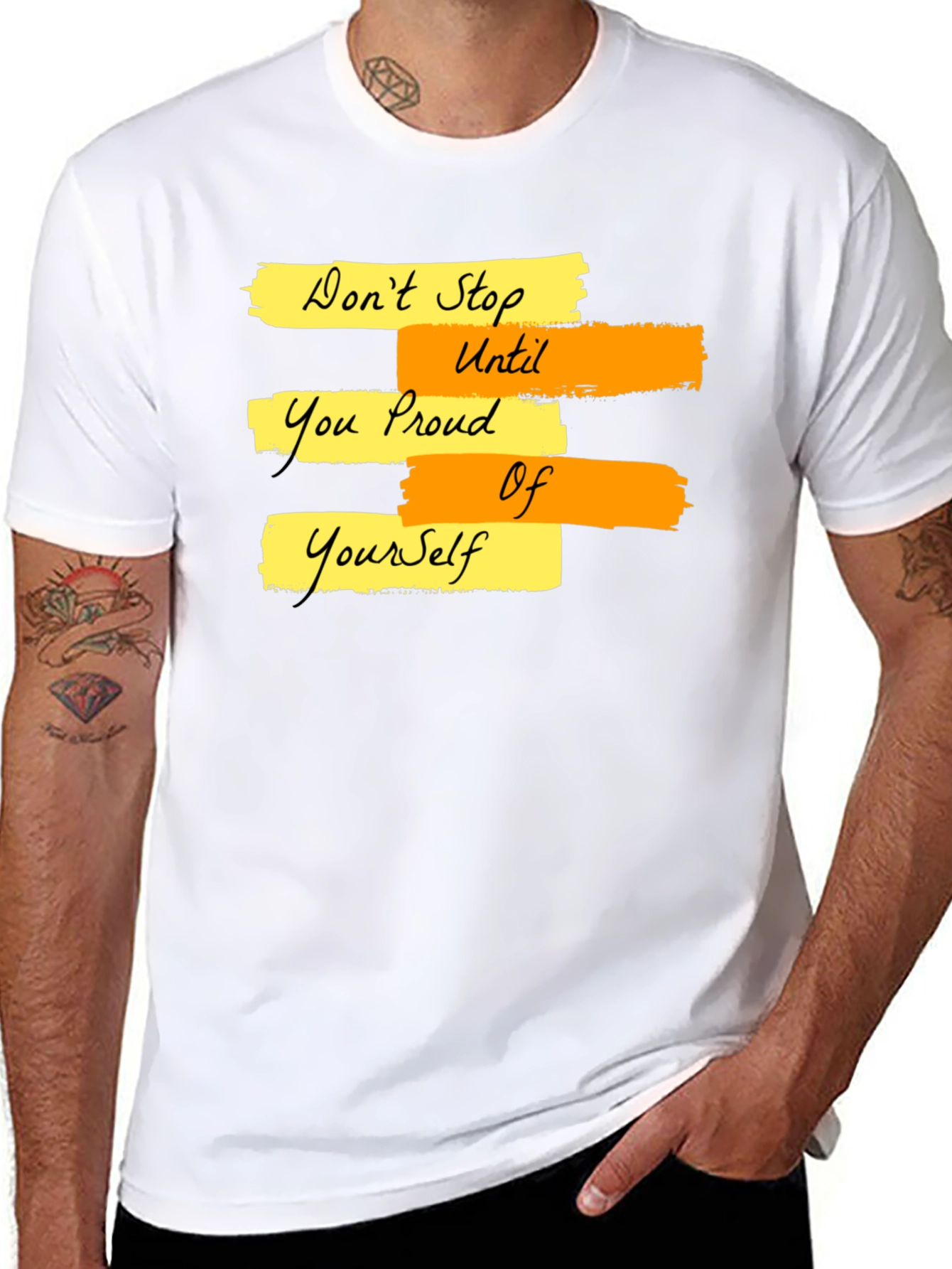 Motivational Graphic T-Shirt - Dont Stop