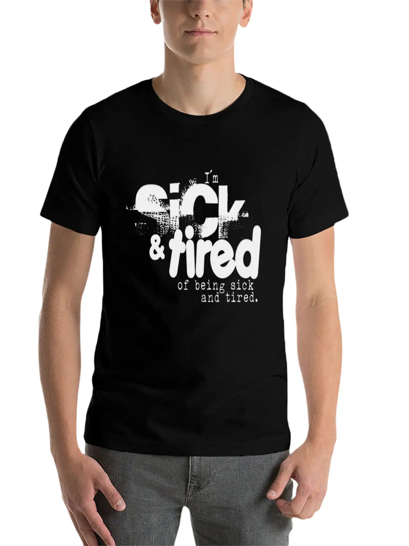 Sick And Tired Timeless Short Sleeve Tee – Comfy And Minimalist Design