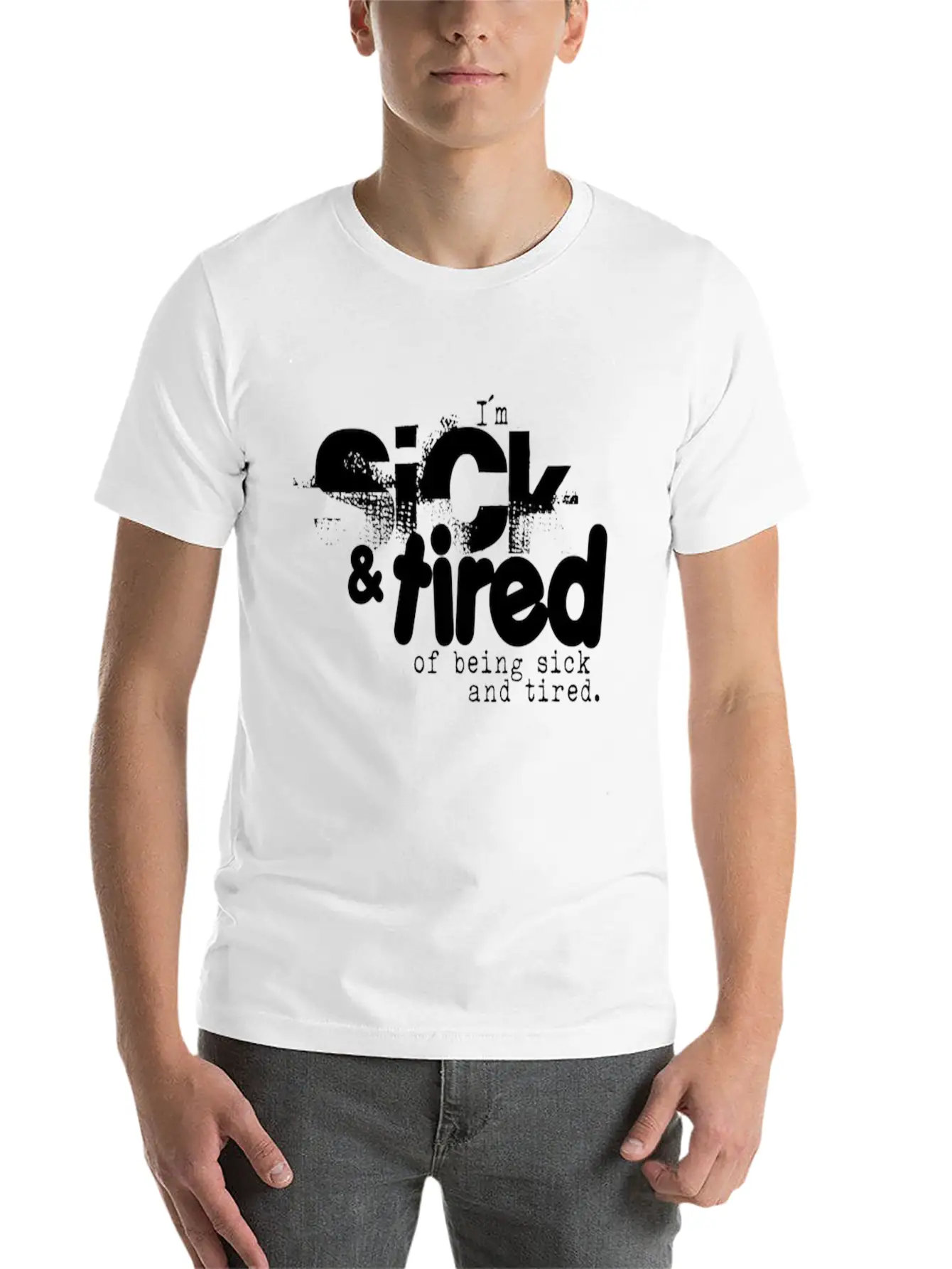 Sick And Tired Timeless Short Sleeve Tee – Comfy And Minimalist Design