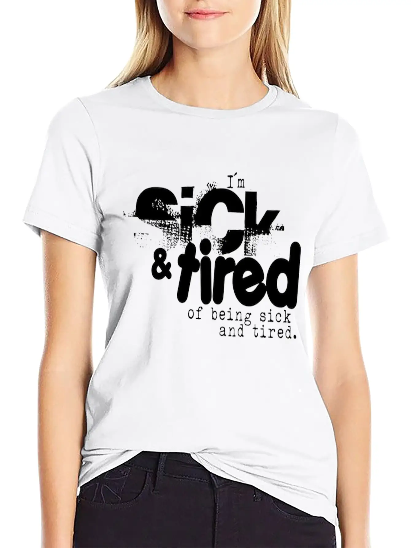 Sick And Tired Timeless Short Sleeve Tee – Comfy And Minimalist Design