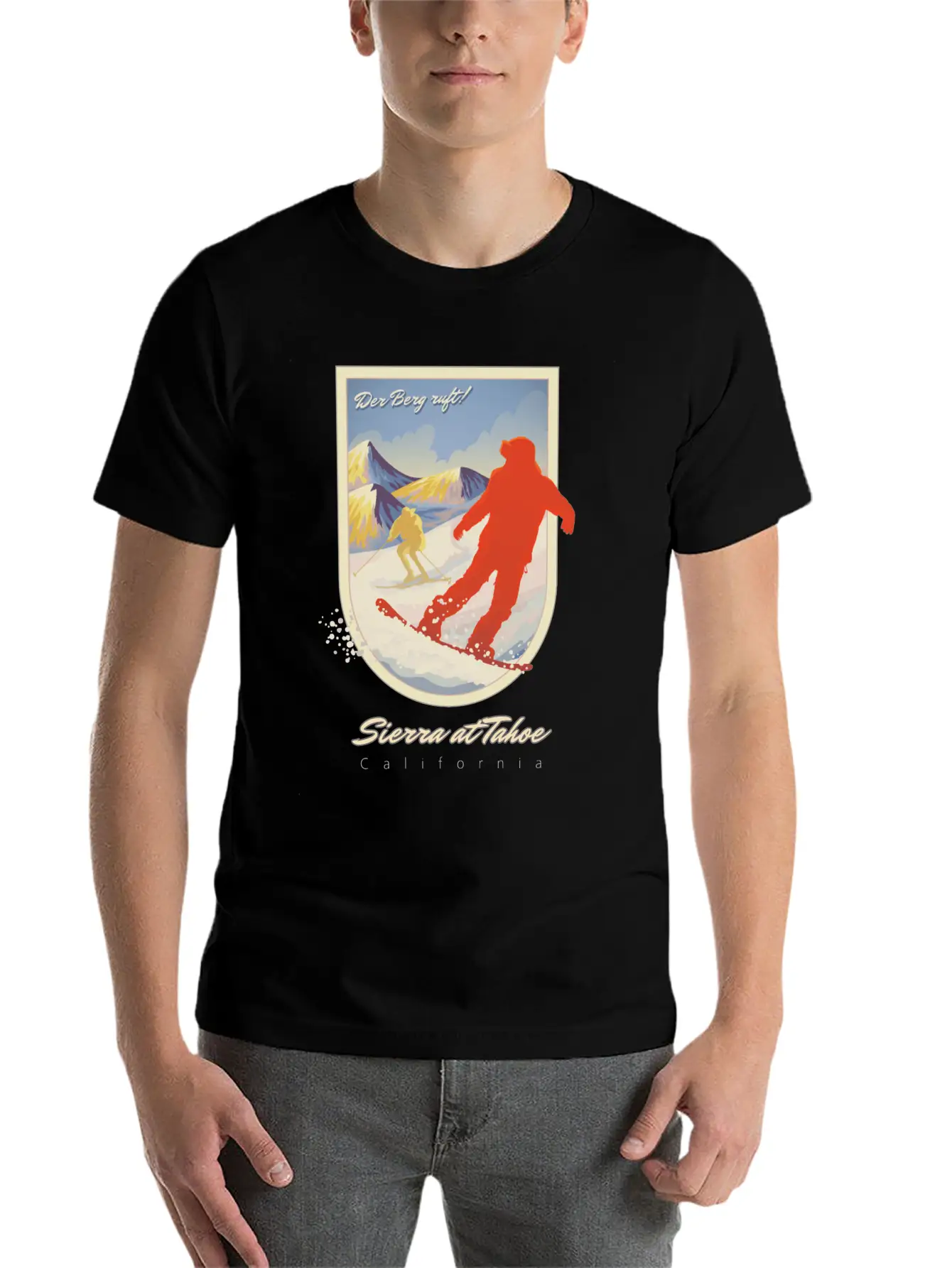 Sierra At Tahoe, California Comfortable Minimalist Graphic Tee – Summer Style Essential
