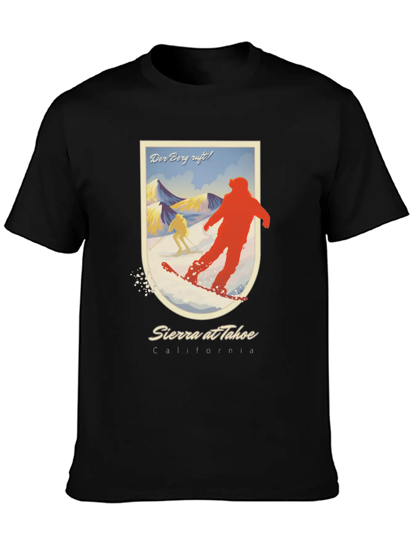Sierra At Tahoe, California Comfortable Minimalist Graphic Tee – Summer Style Essential