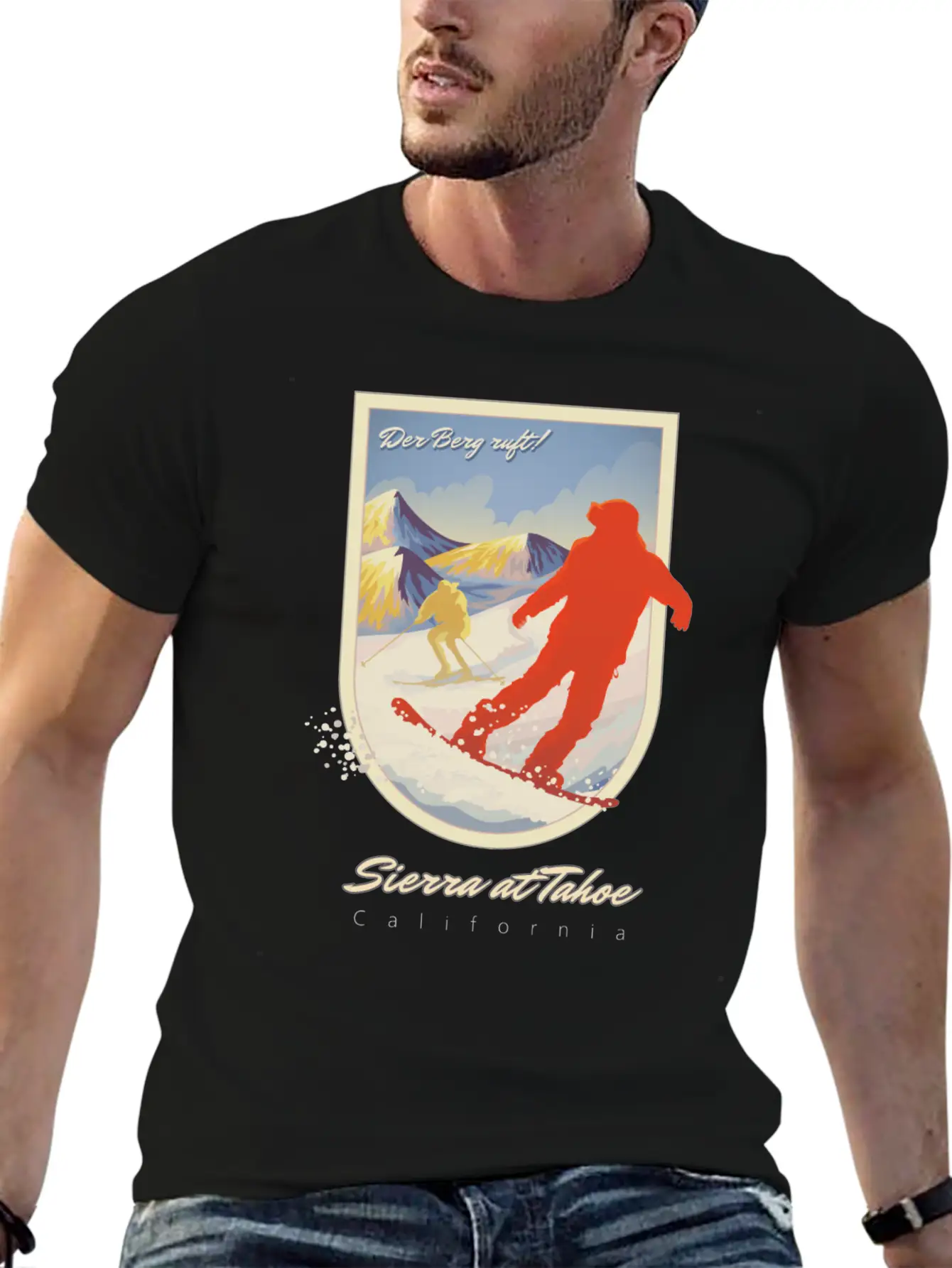 Sierra At Tahoe, California Timeless Short Sleeve Tee – Comfy And Minimalist Design