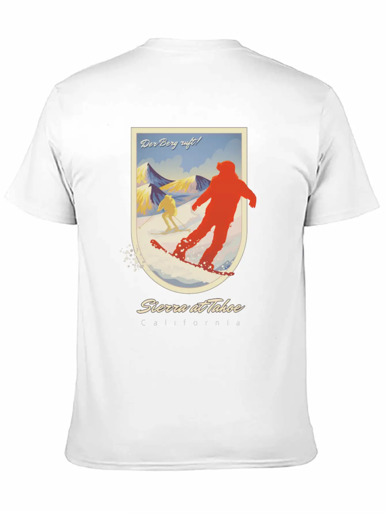 Sierra At Tahoe, California Timeless Short Sleeve Tee – Comfy And Minimalist Design