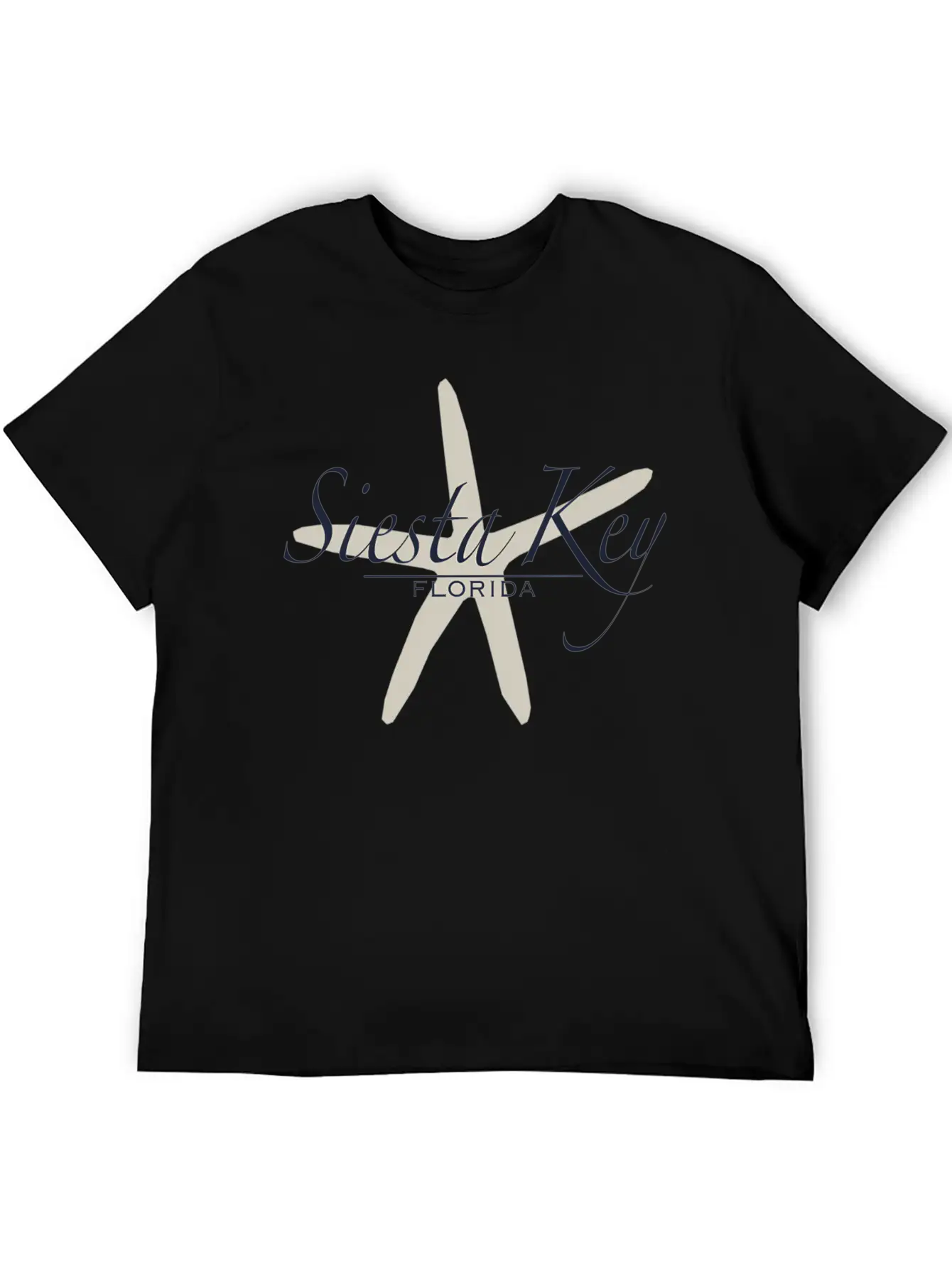 Siesta Key Starfish Florida Beach Timeless Short Sleeve Tee – Comfy And Minimalist Design
