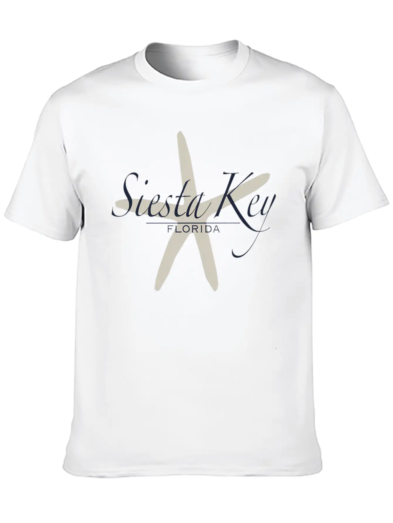 Siesta Key Starfish Florida Beach Timeless Short Sleeve Tee – Comfy And Minimalist Design