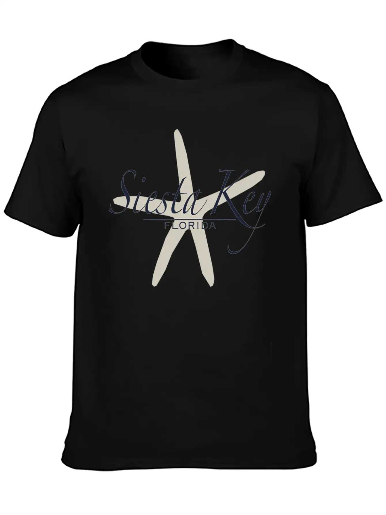 Siesta Key Starfish Florida Beach Timeless Short Sleeve Tee – Comfy And Minimalist Design